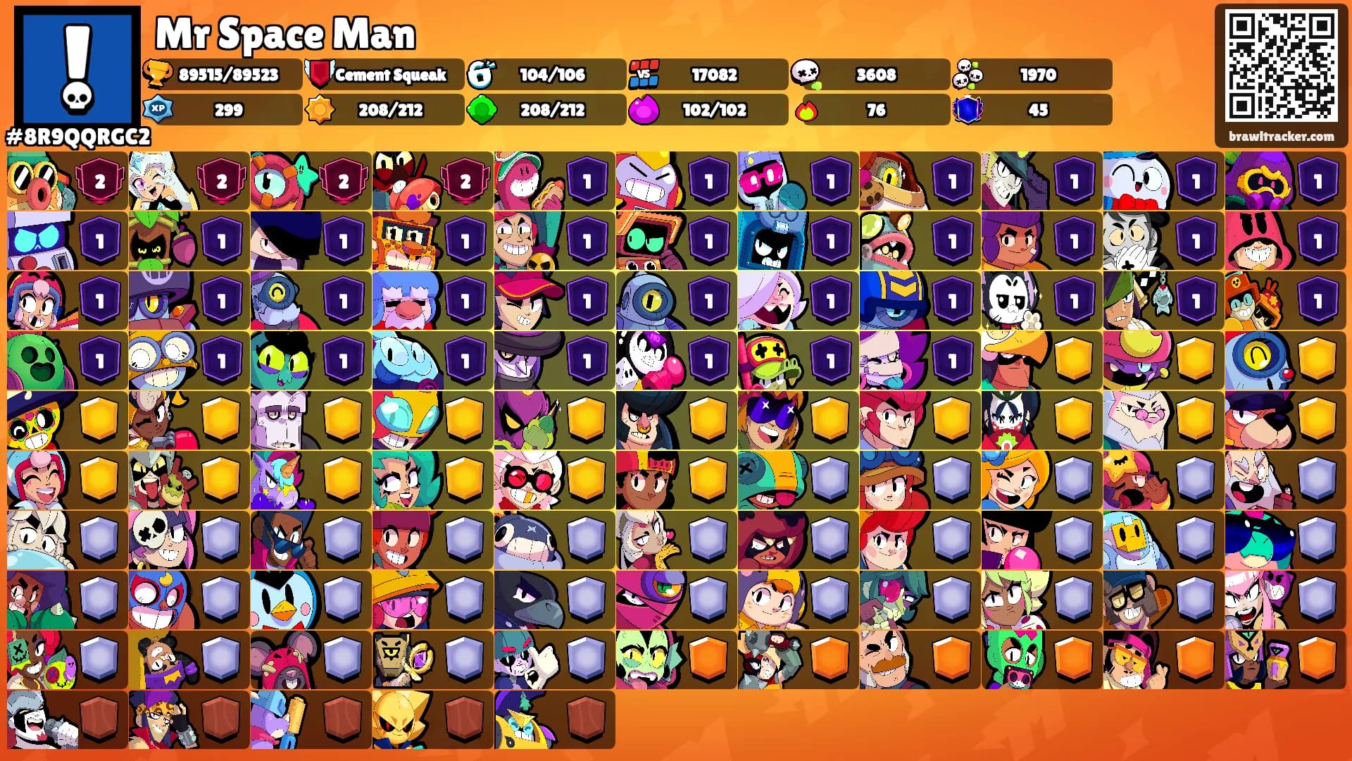 Mr Space Man's Ranks