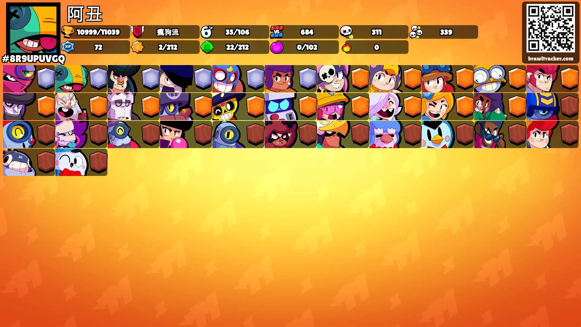 阿丑's Ranks