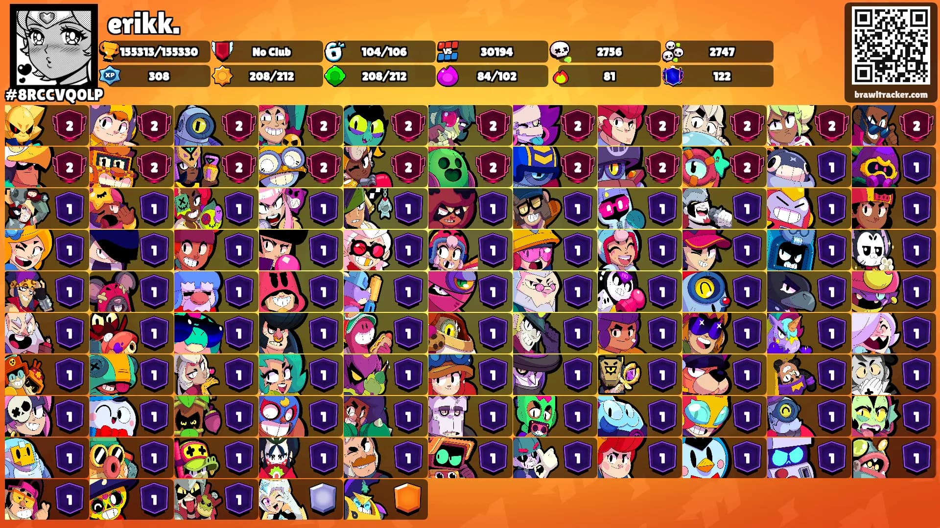 erikk.'s Ranks
