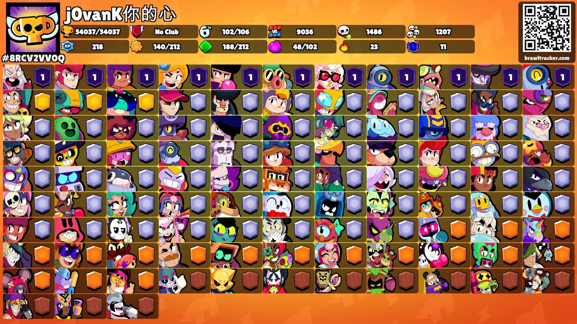 j0vanK你的心's Ranks