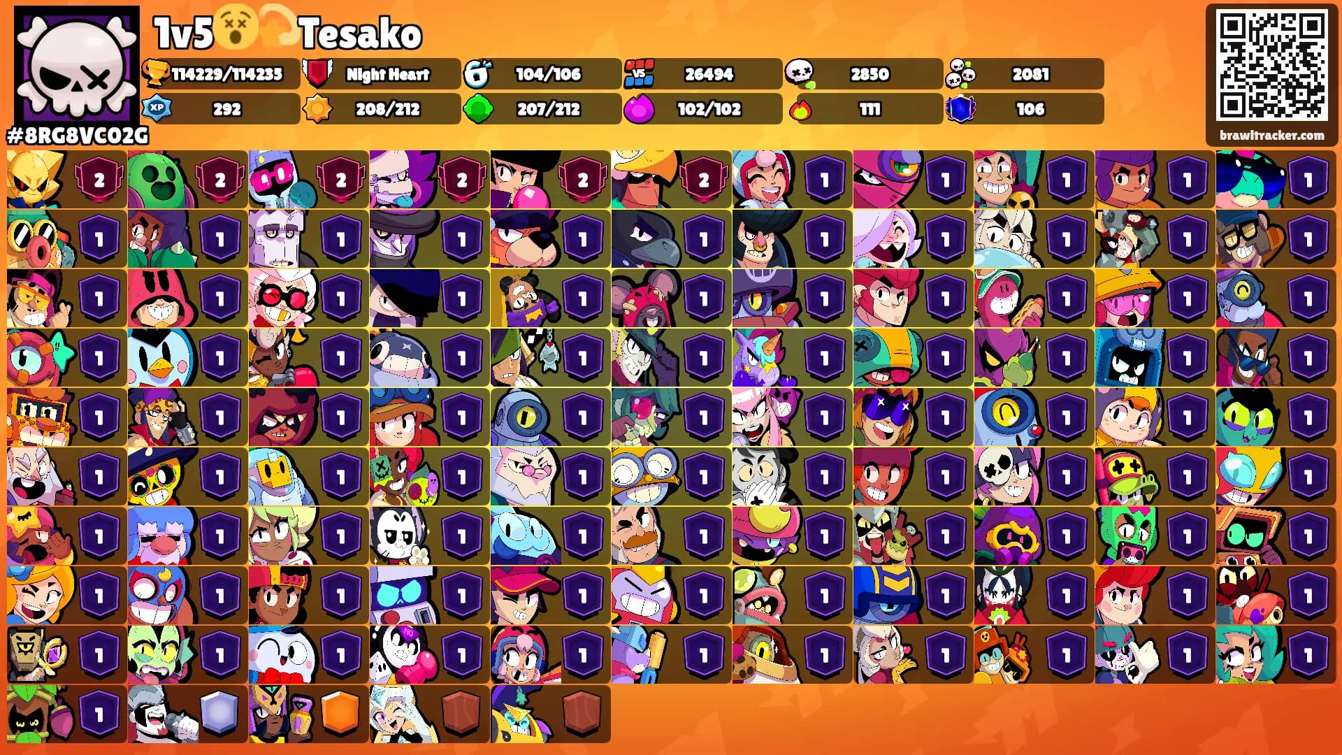 1v5😵‍💫Tesako's Ranks