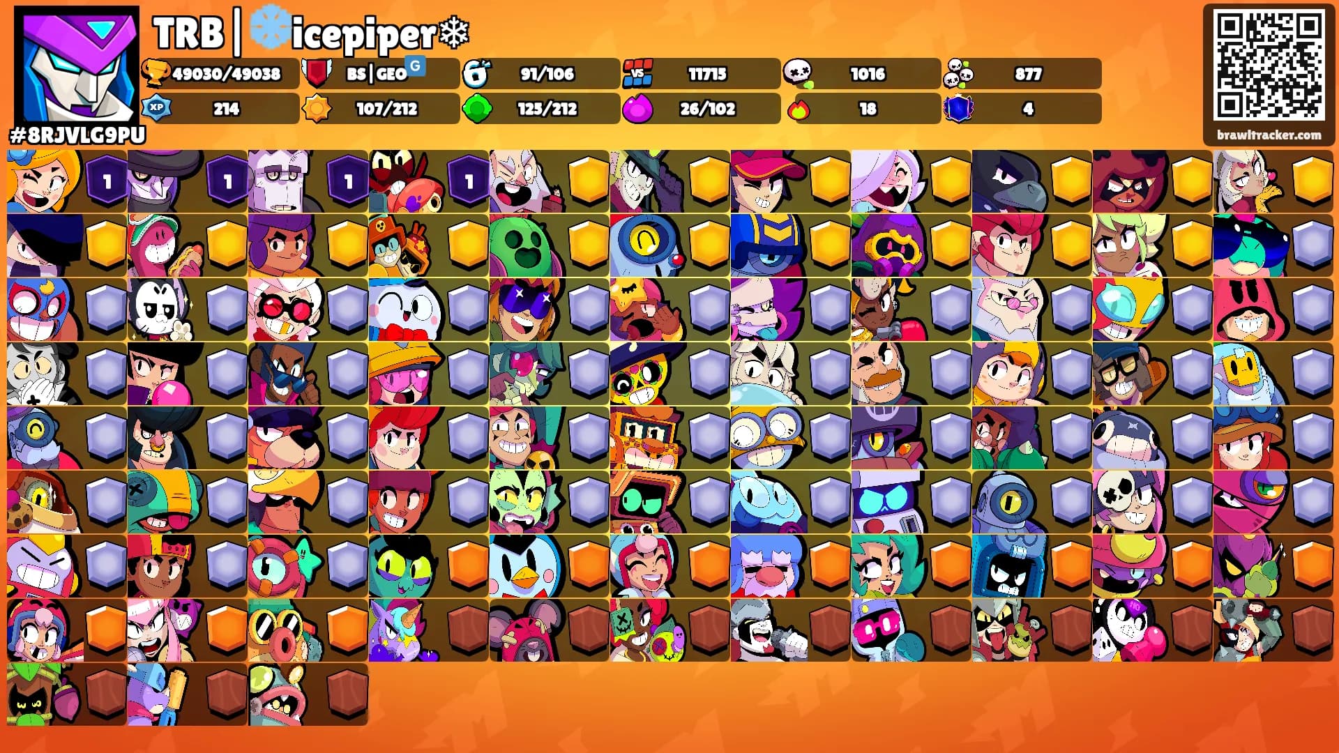 TRB|❄️icepiper❄'s Ranks