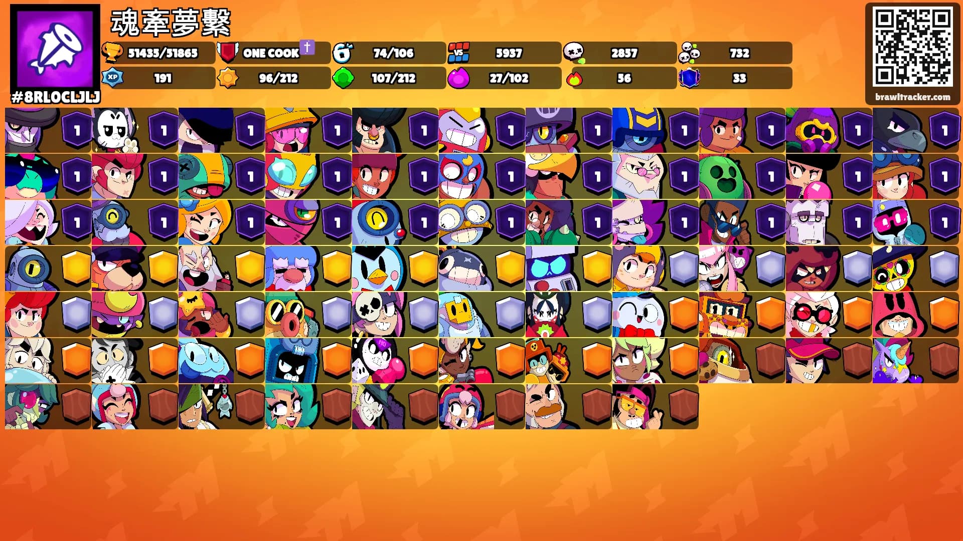 魂牽夢繫's Ranks