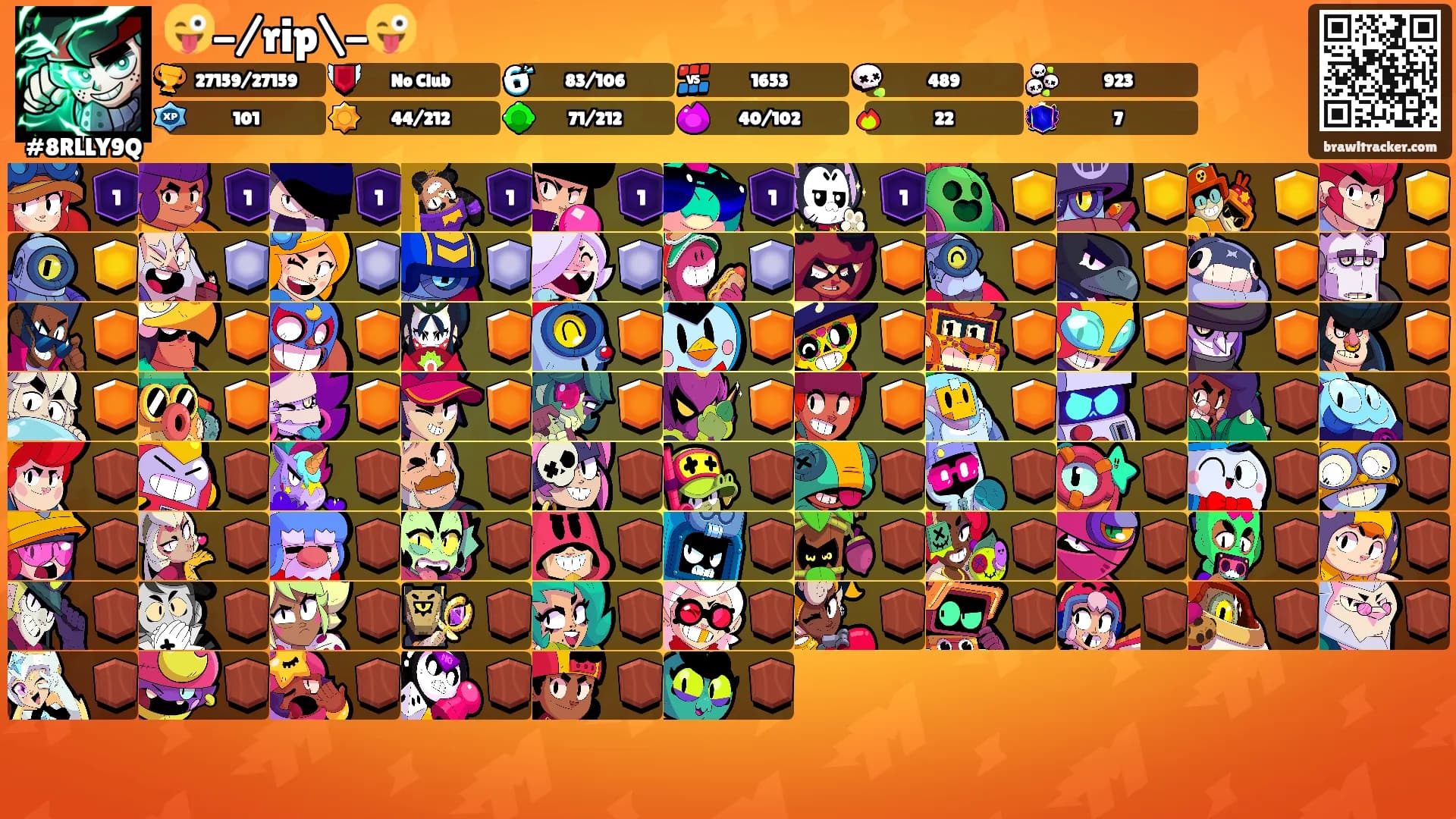 😜-/rip\-😜's Ranks