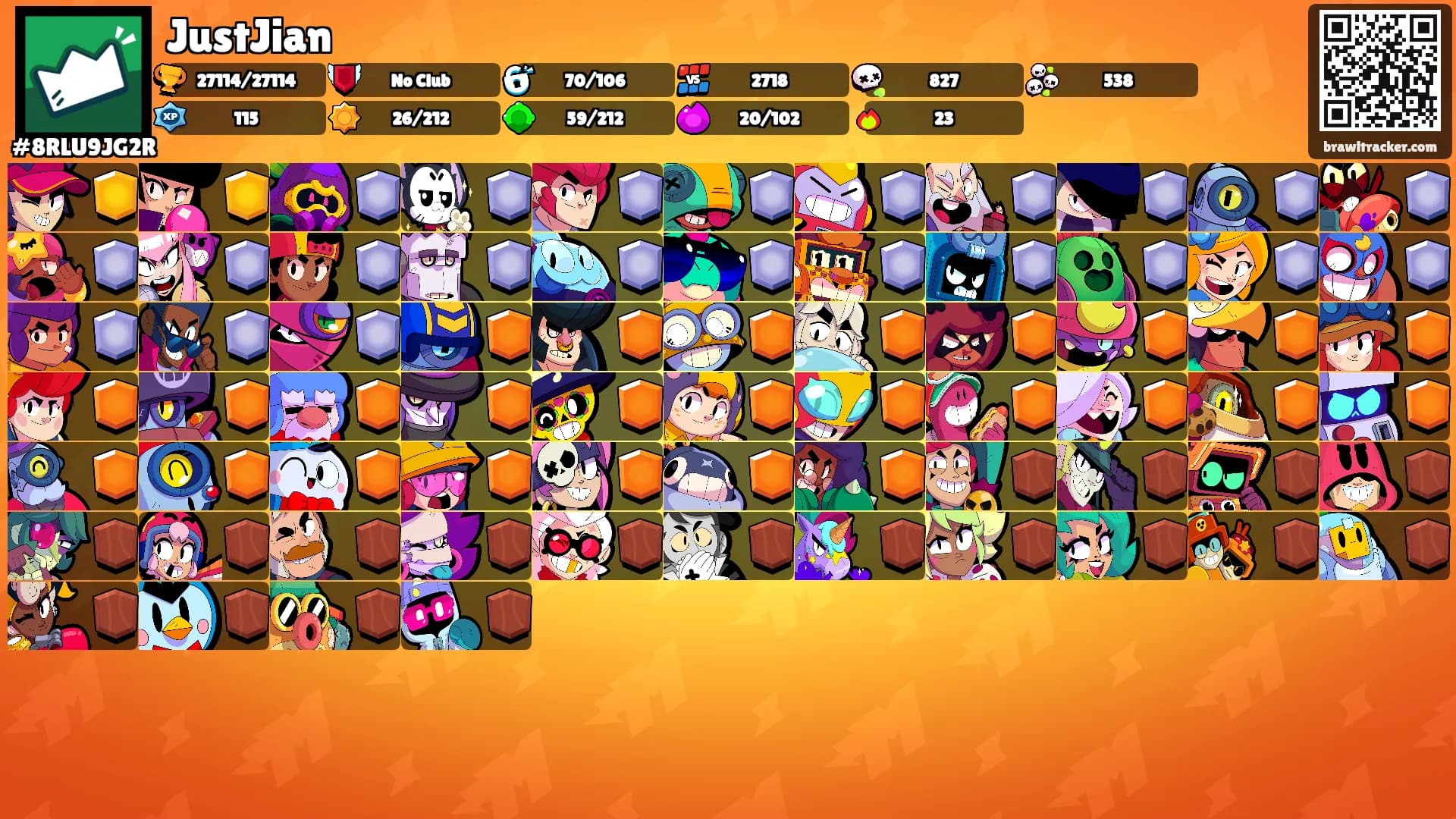 JustJian's Ranks