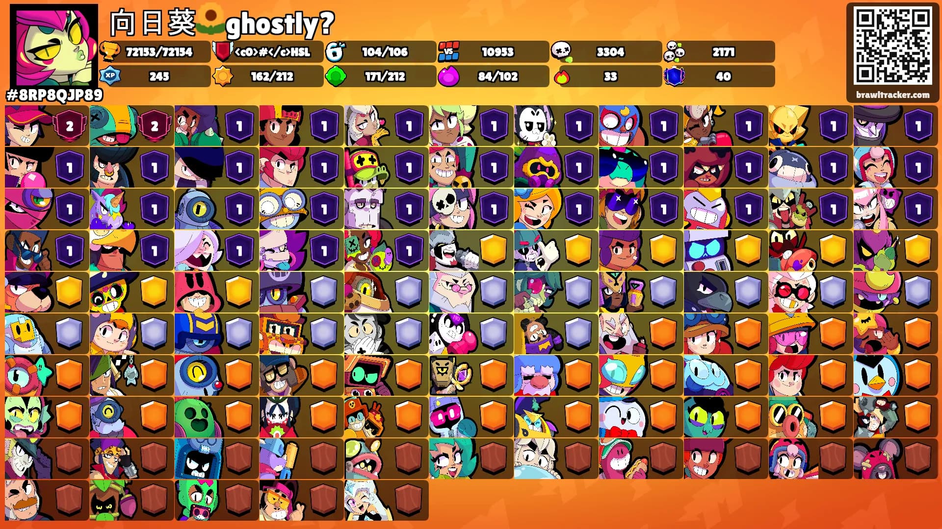 向日葵🌻ghostly?'s Ranks