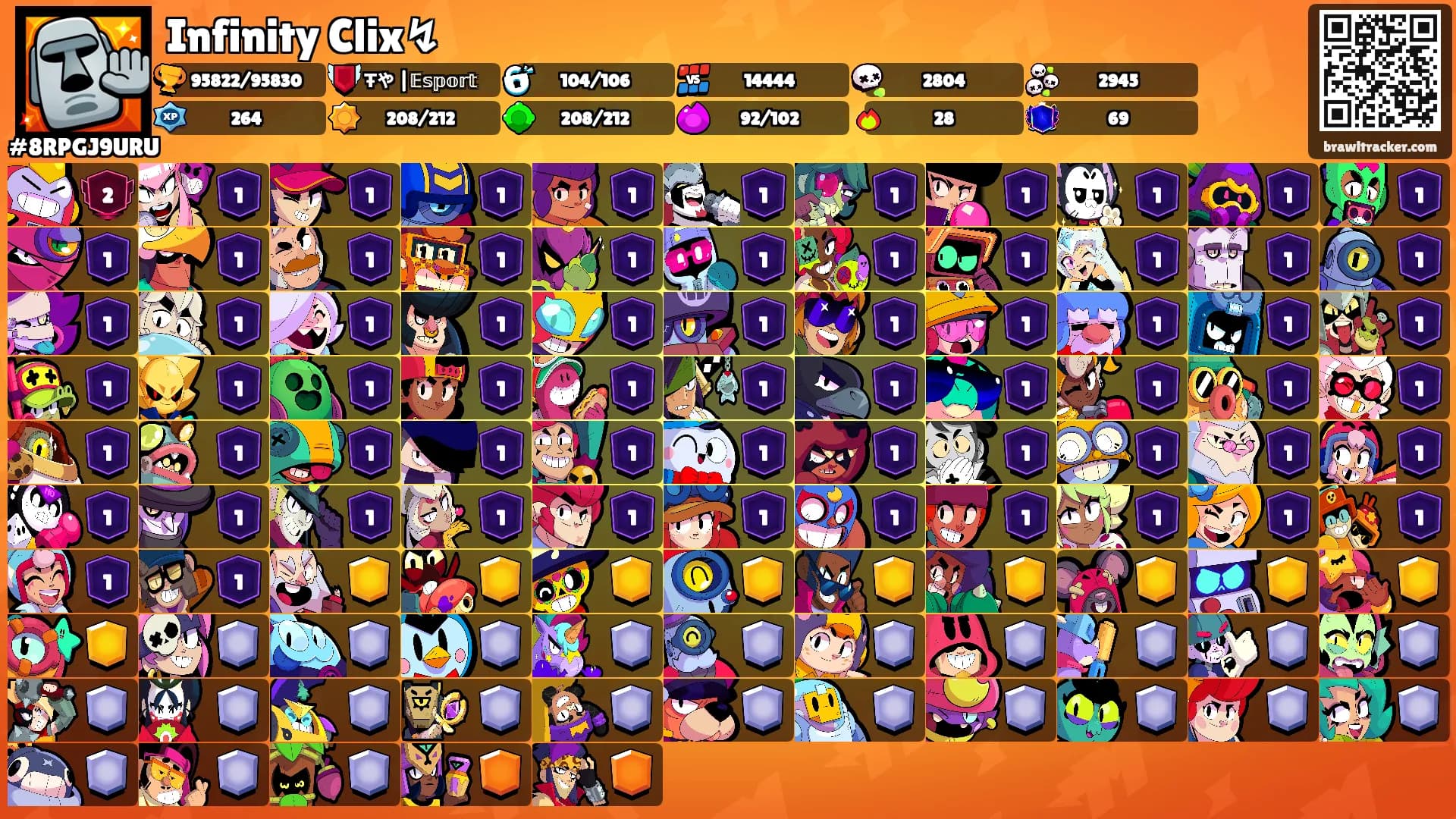 Infinity Clix↯'s Ranks