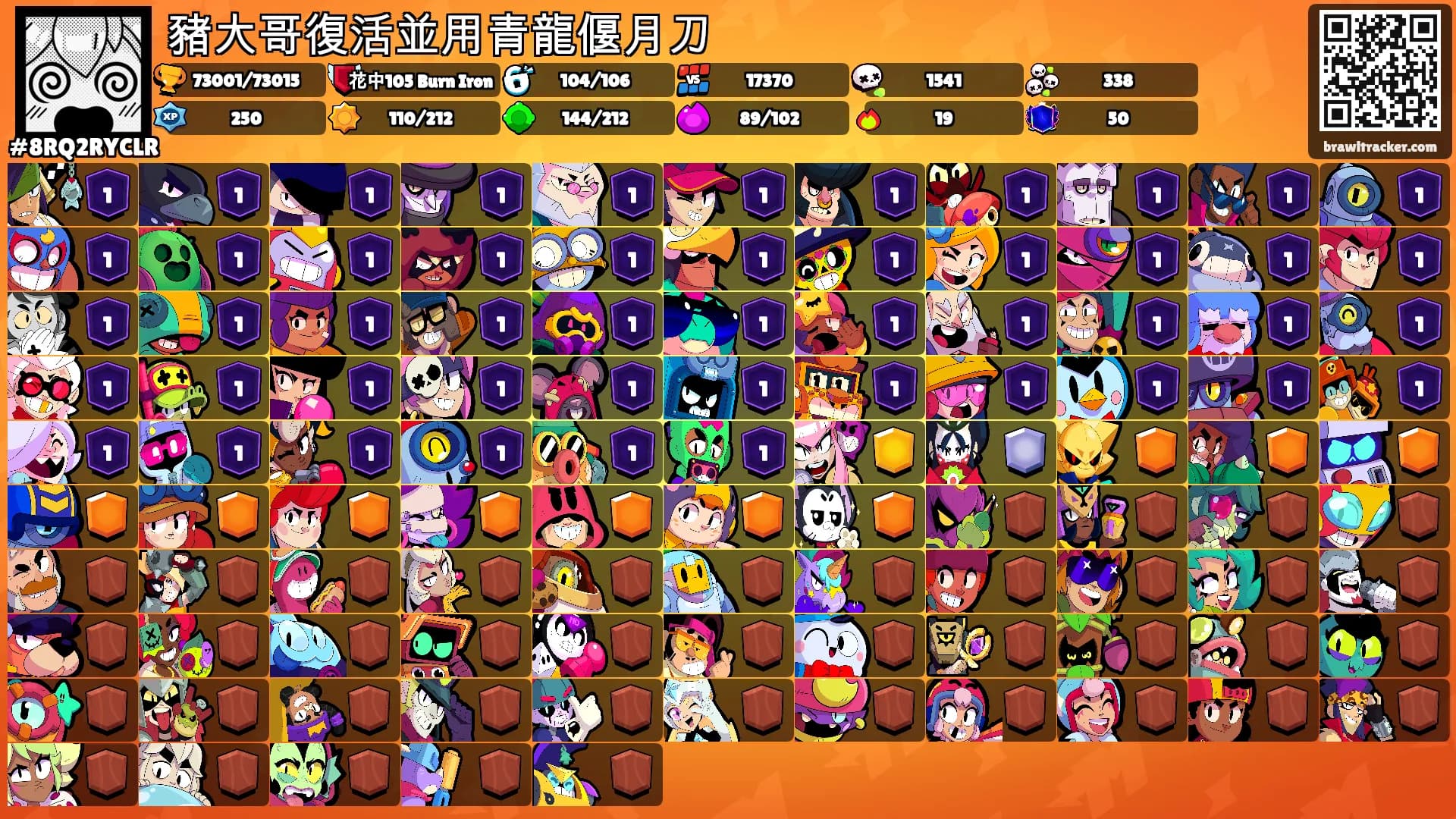 豬大哥復活並用青龍偃月刀's Ranks