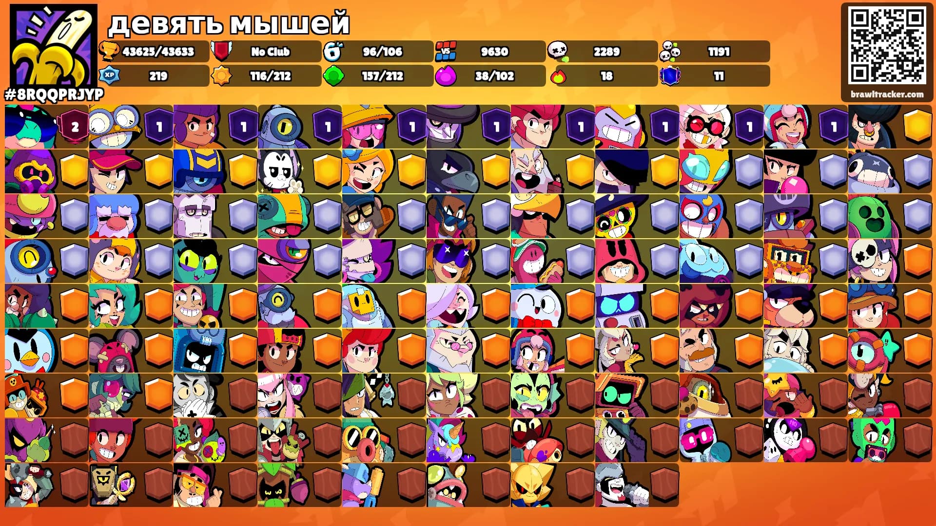 девять мышей's Ranks