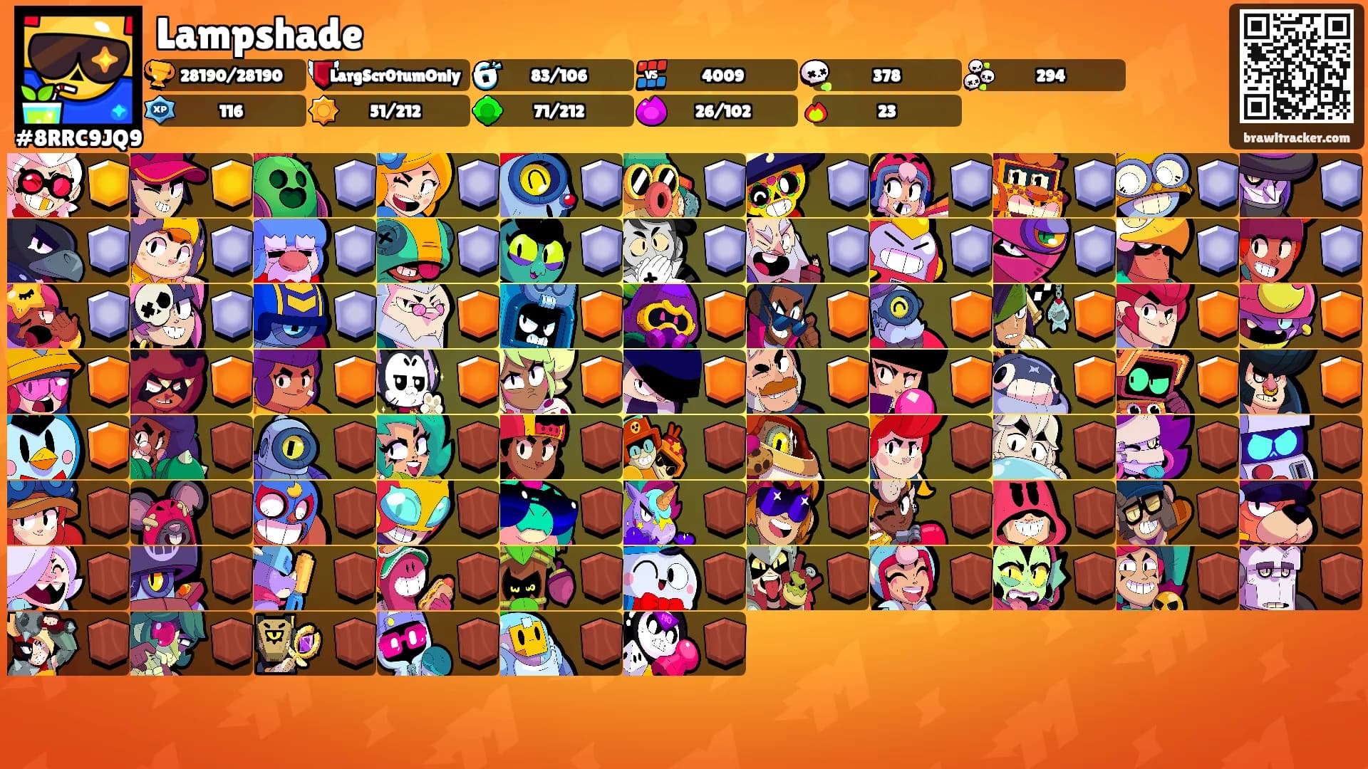 Lampshade's Ranks