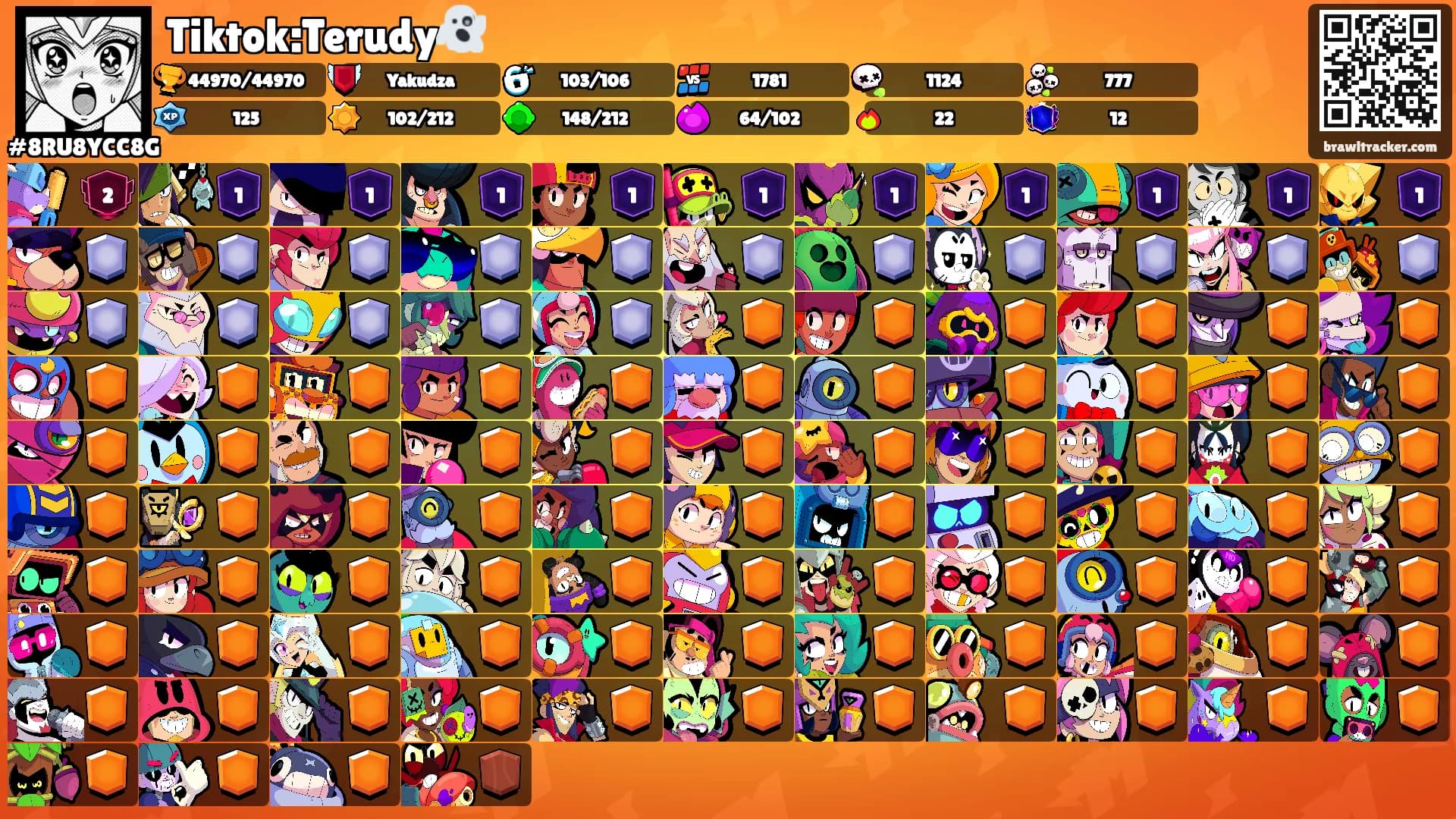 Tiktok:Terudy👻's Ranks
