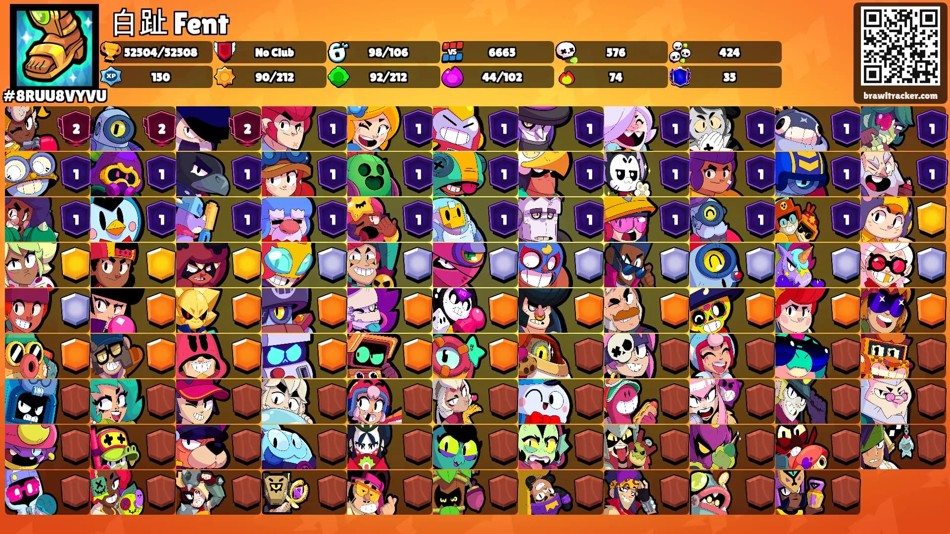白趾 Fent's Ranks