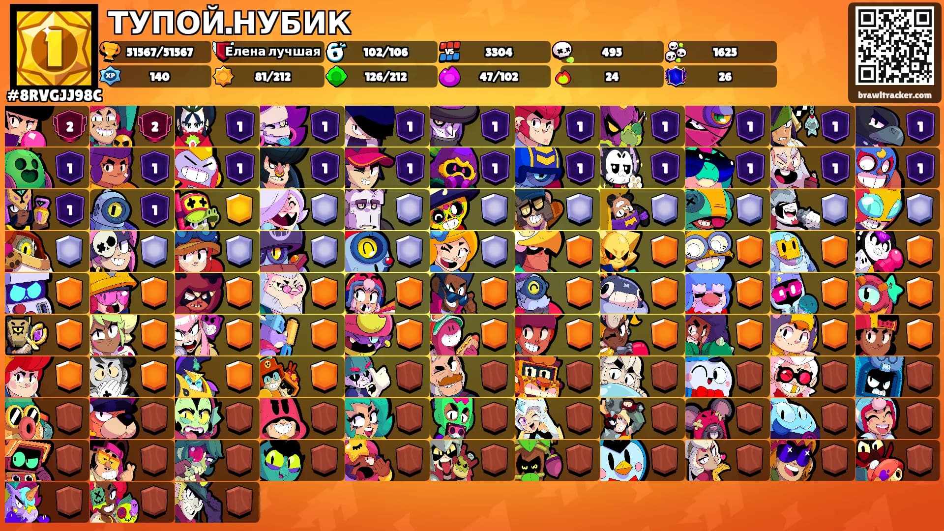 ТУПОЙ.НУБИК's Ranks