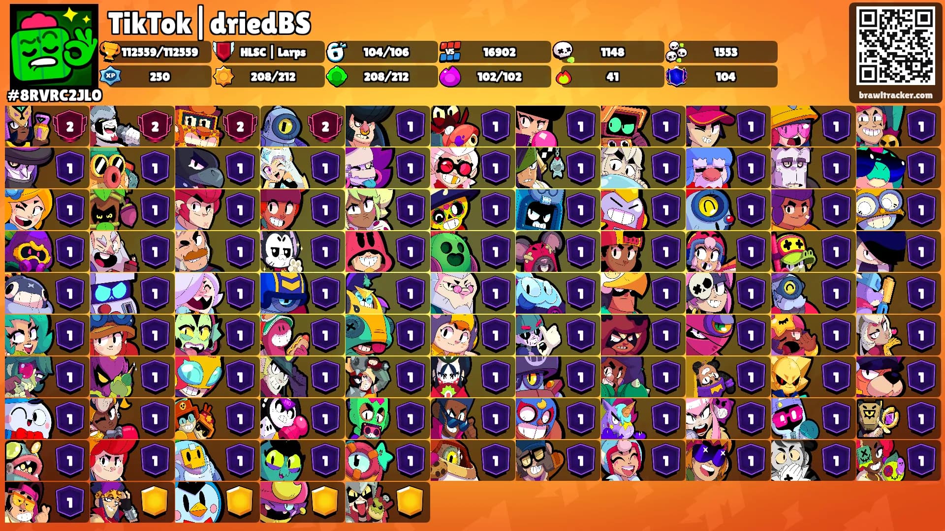 TikTok|driedBS's Ranks