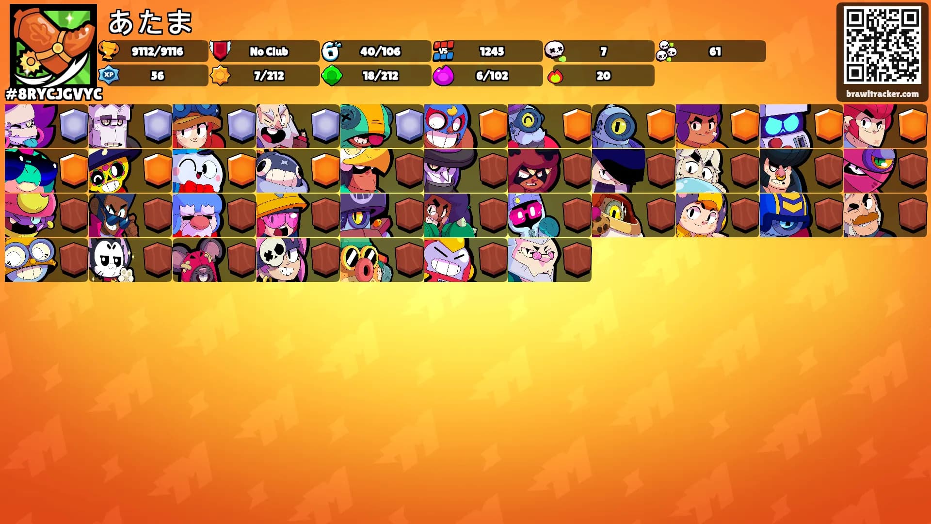 あたま's Ranks