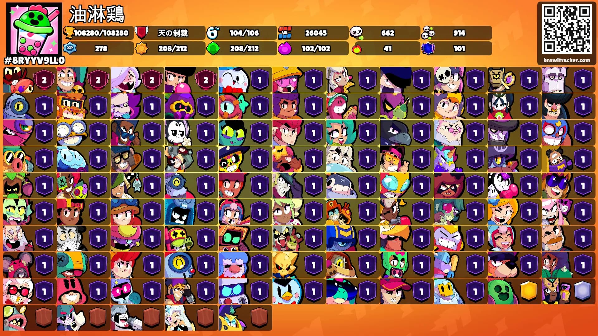油淋鶏's Ranks