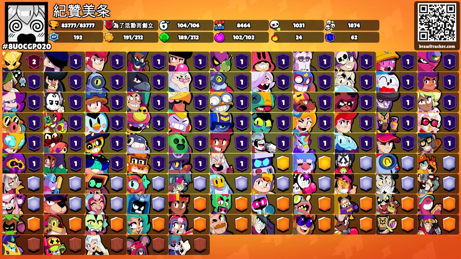 紀贊美条's Ranks