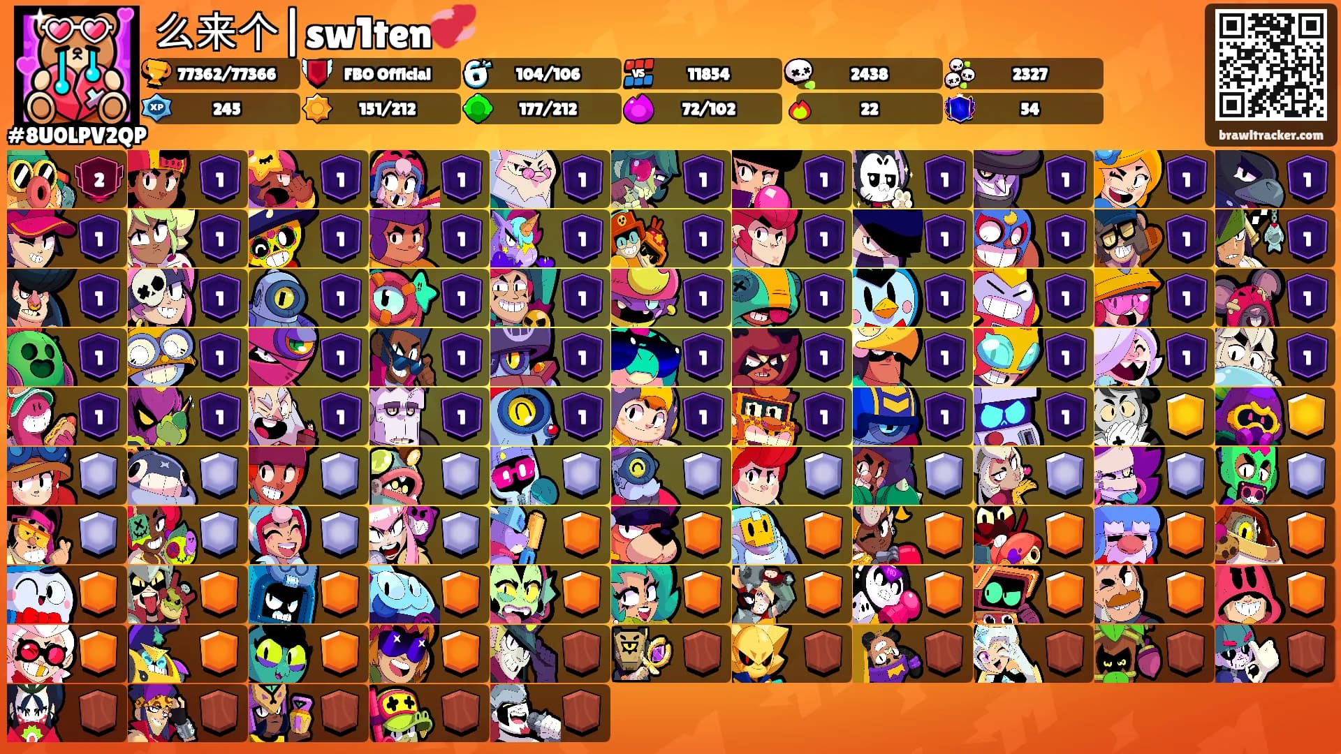 么来个|sw1ten💞's Ranks