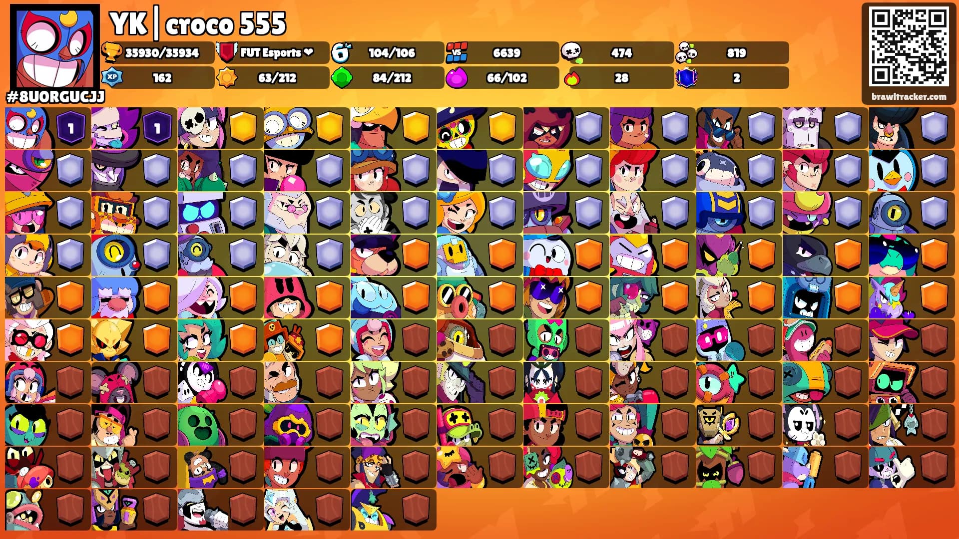 YK|croco 555's Ranks