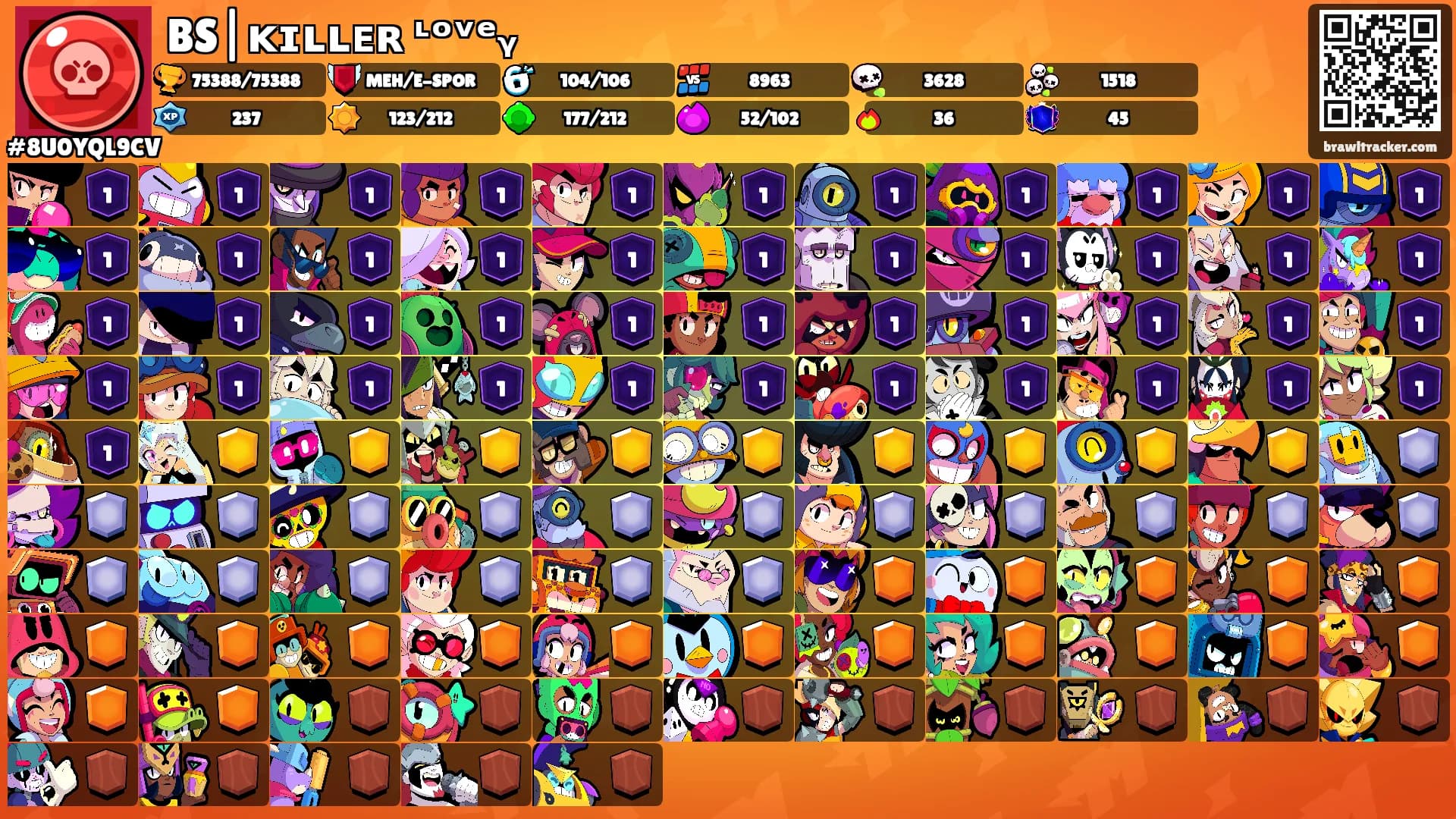 BS|ᴋɪʟʟᴇʀ ᶫᵒᵛᵉᵧ's Ranks