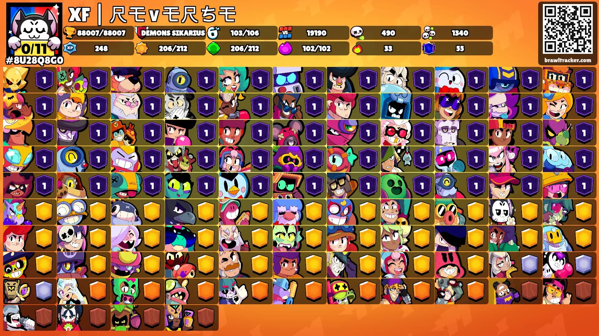 XF | 尺モ∨モ尺ちモ's Ranks