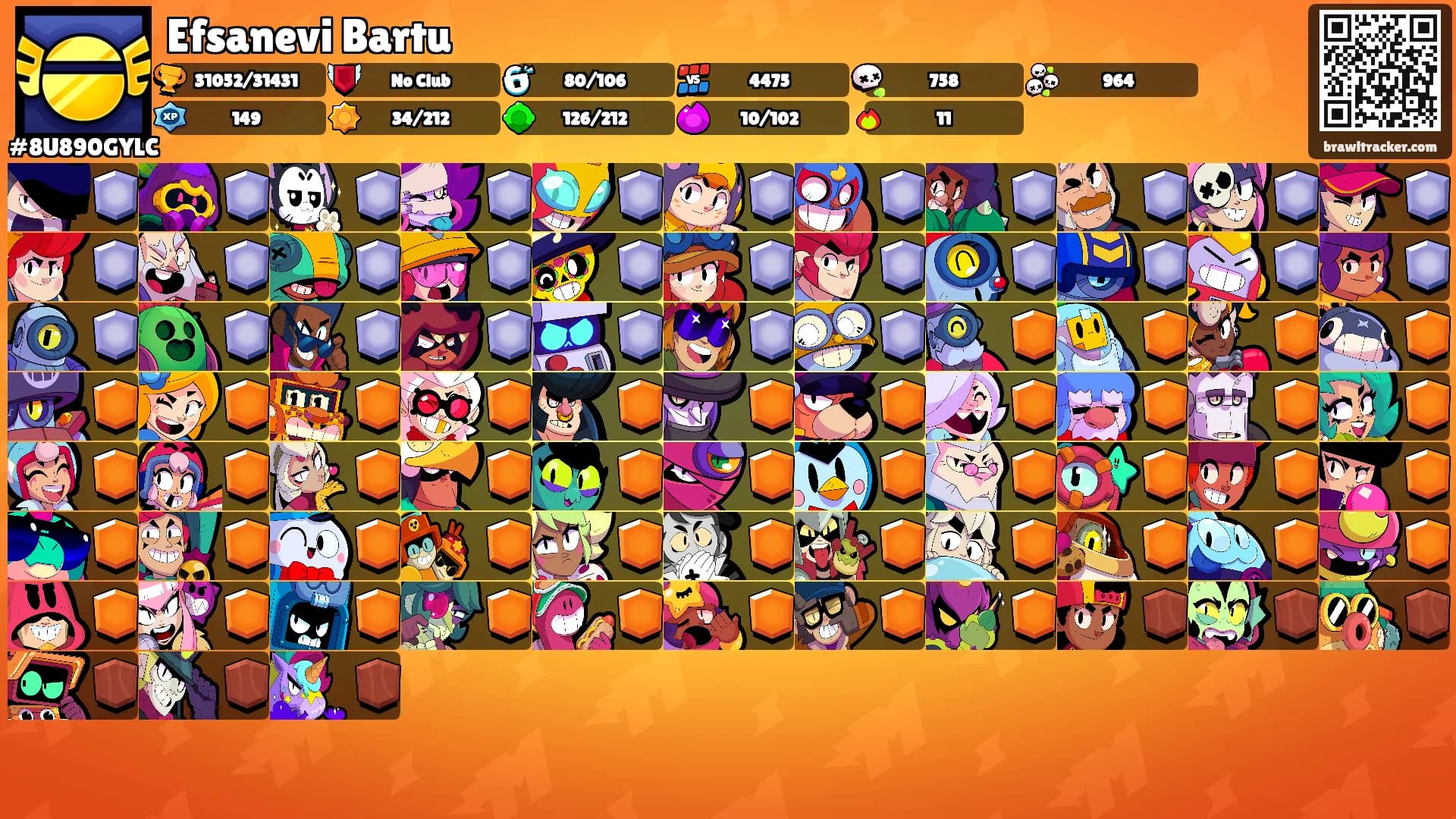 Efsanevi Bartu's Ranks