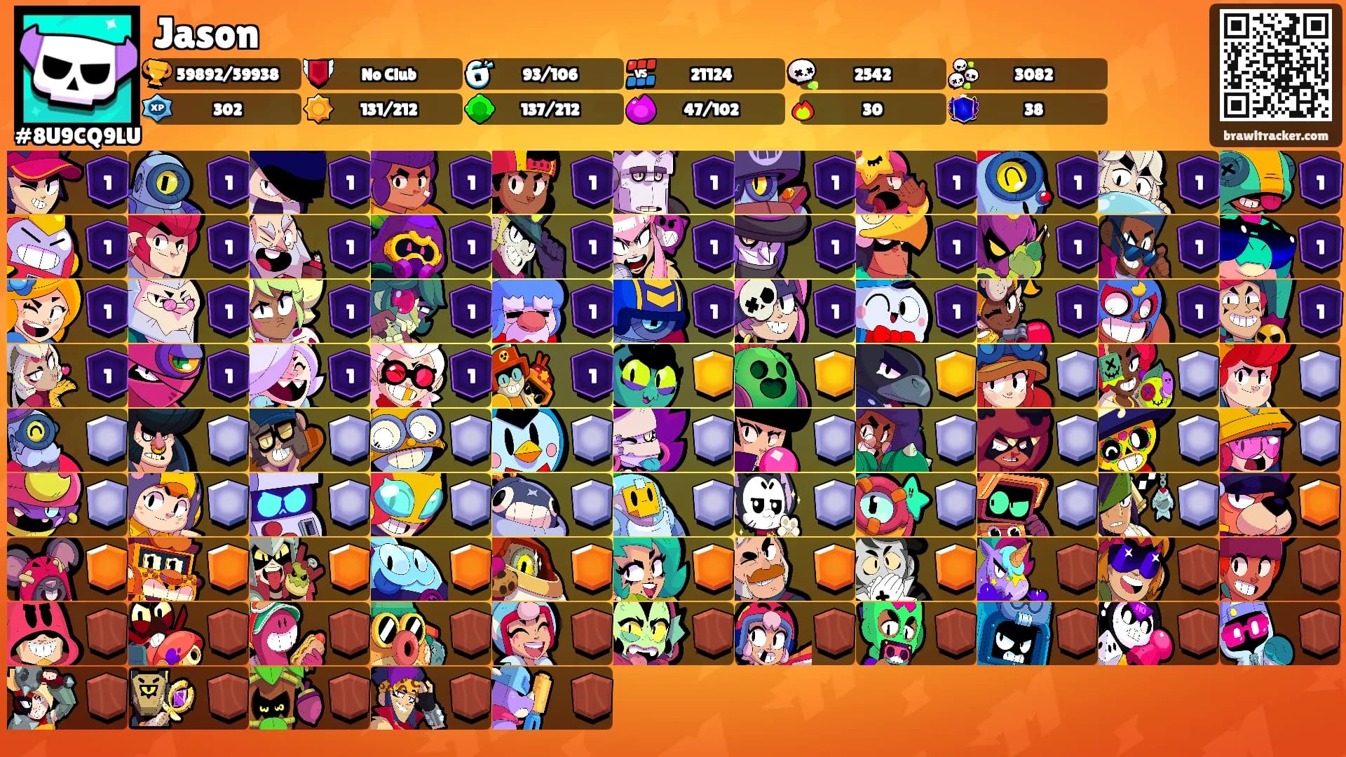 Jason's Ranks