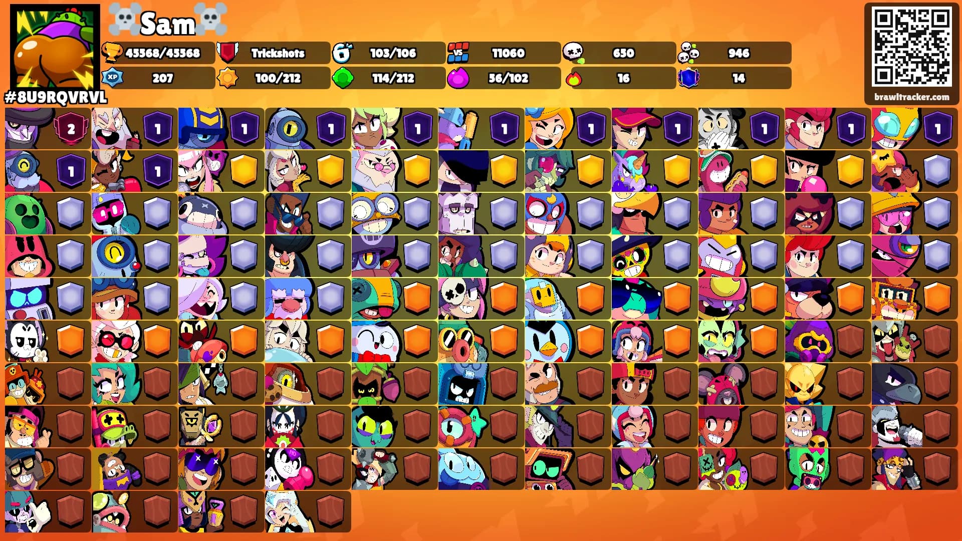 ☠️Sam☠️'s Ranks
