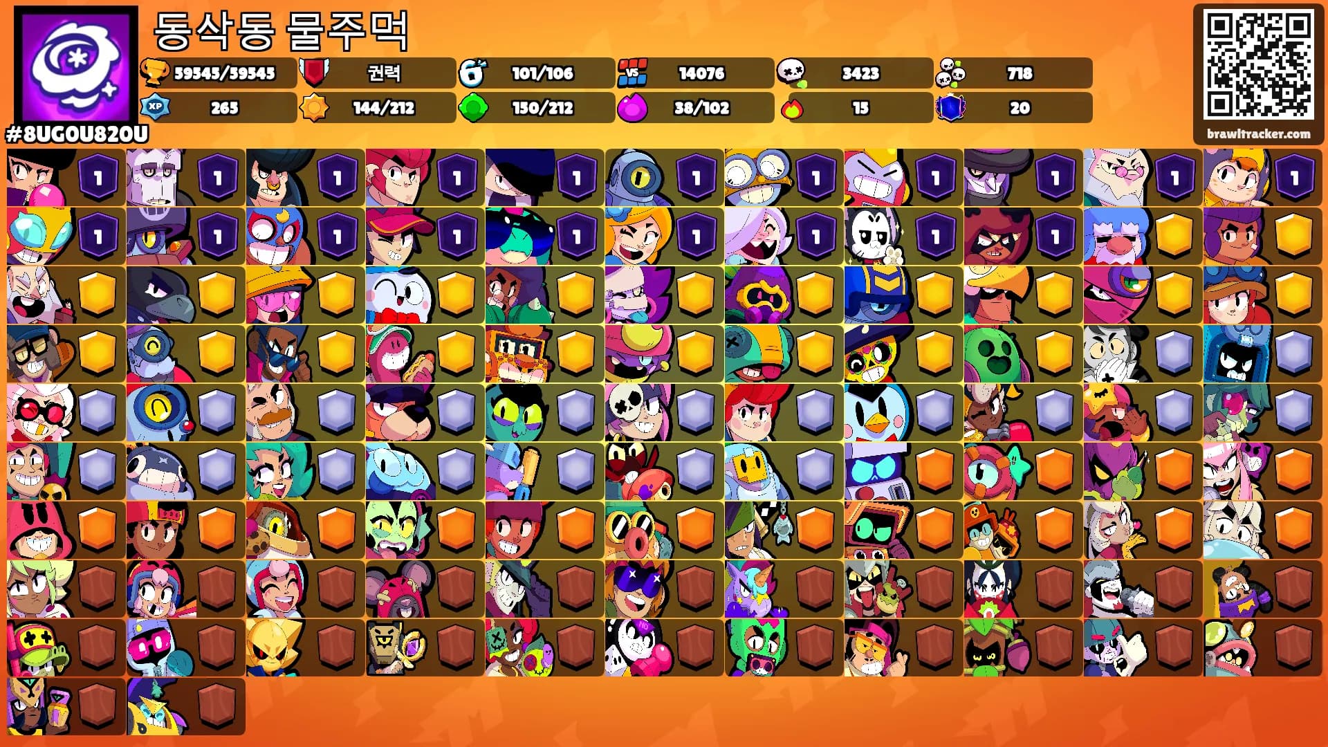동삭동 물주먹's Ranks