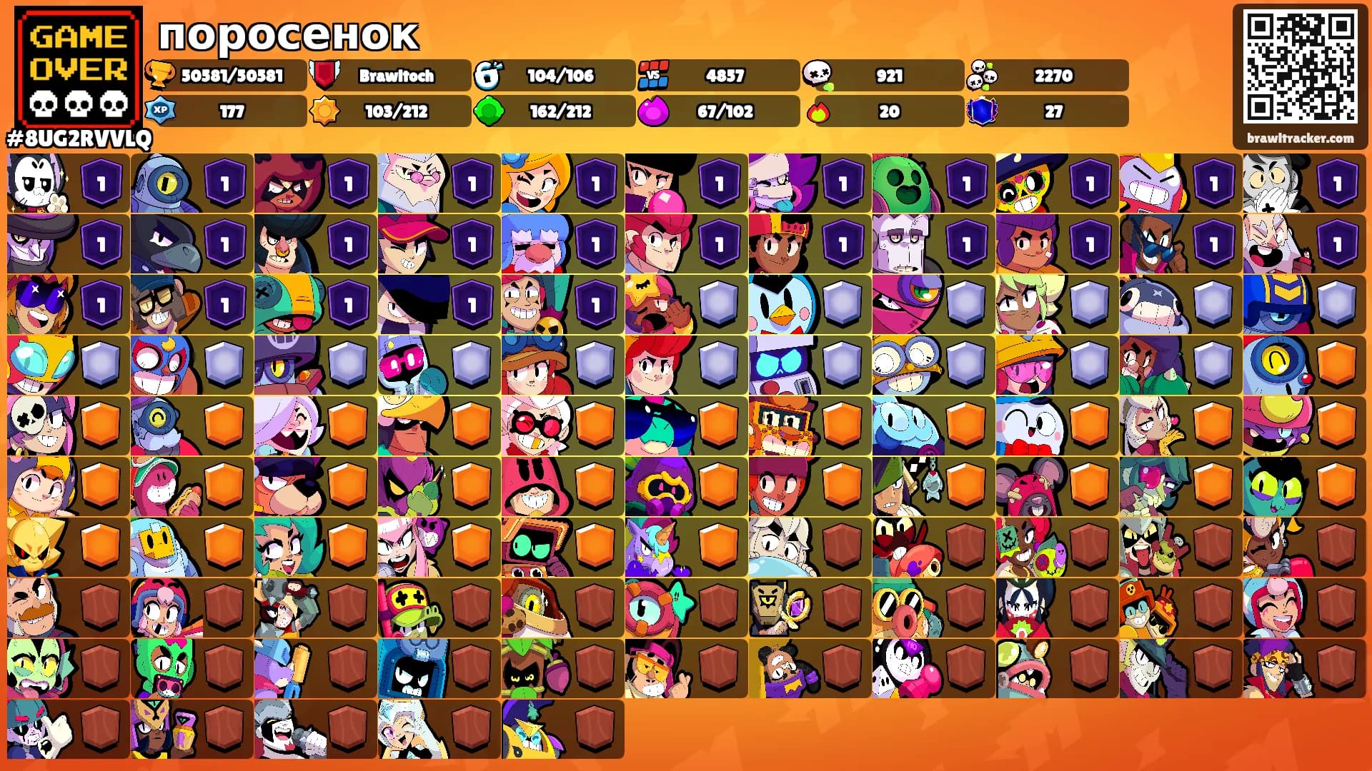 поросенок's Ranks