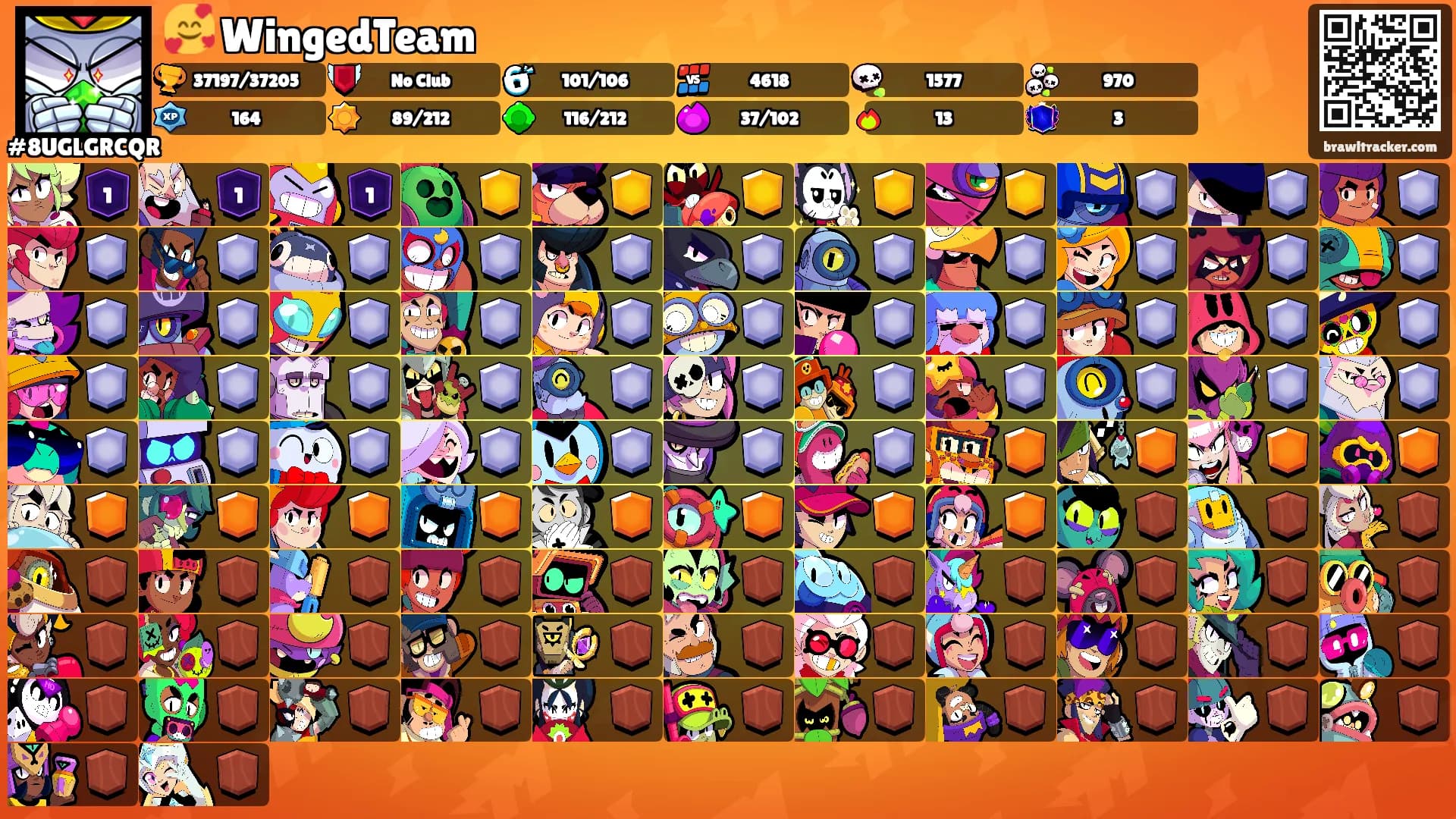 🥰 WingedTeam's Ranks
