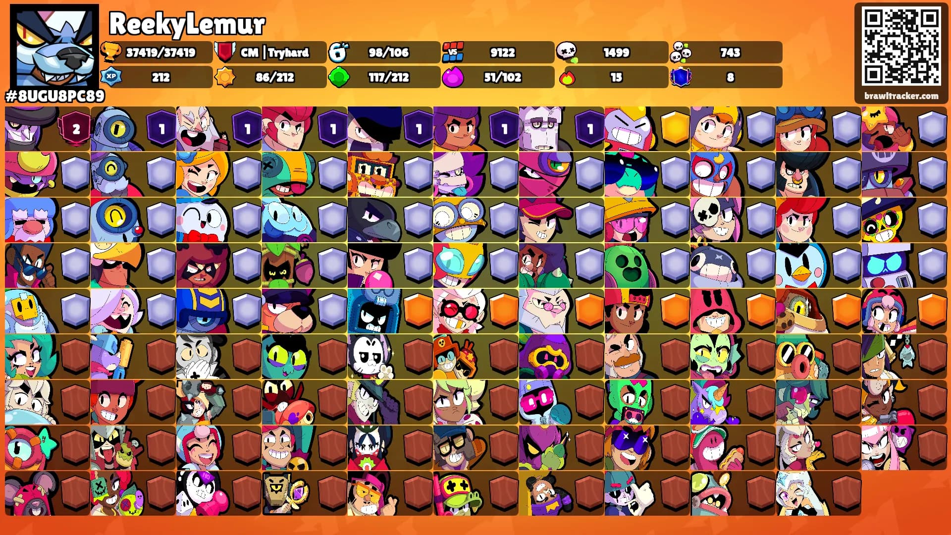 ReekyLemur's Ranks