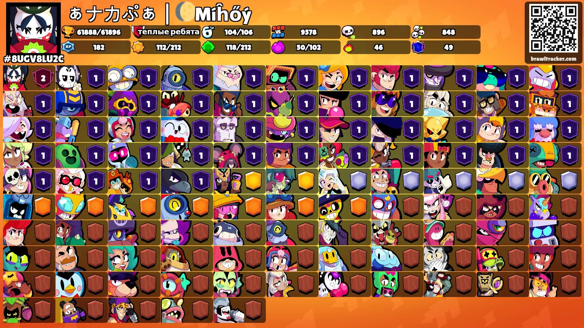 ぁナカぷぁ | 🌔Míĥőý's Ranks