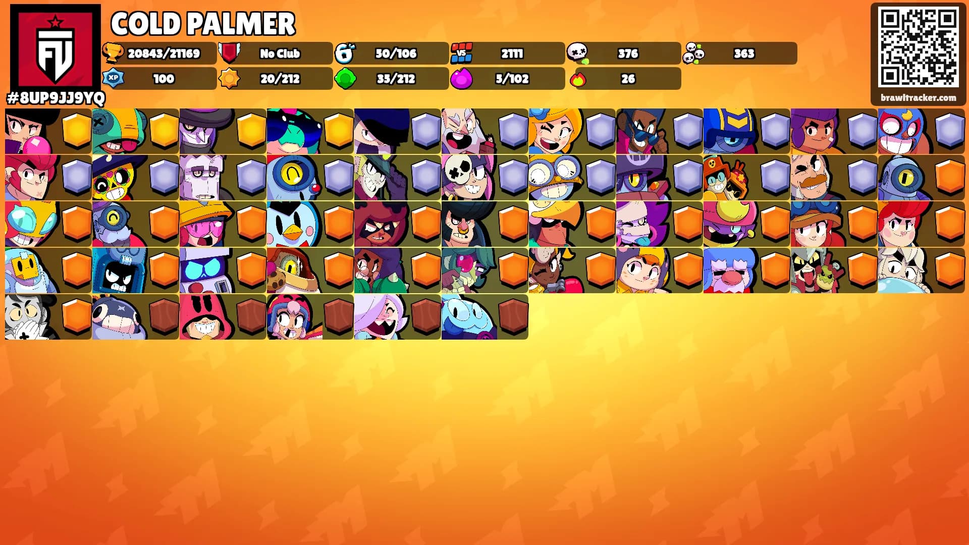 COLD PALMER's Ranks