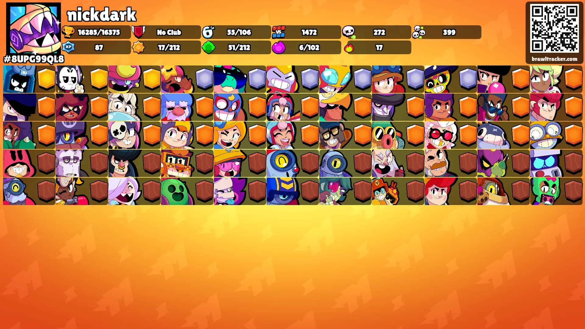nickdark's Ranks
