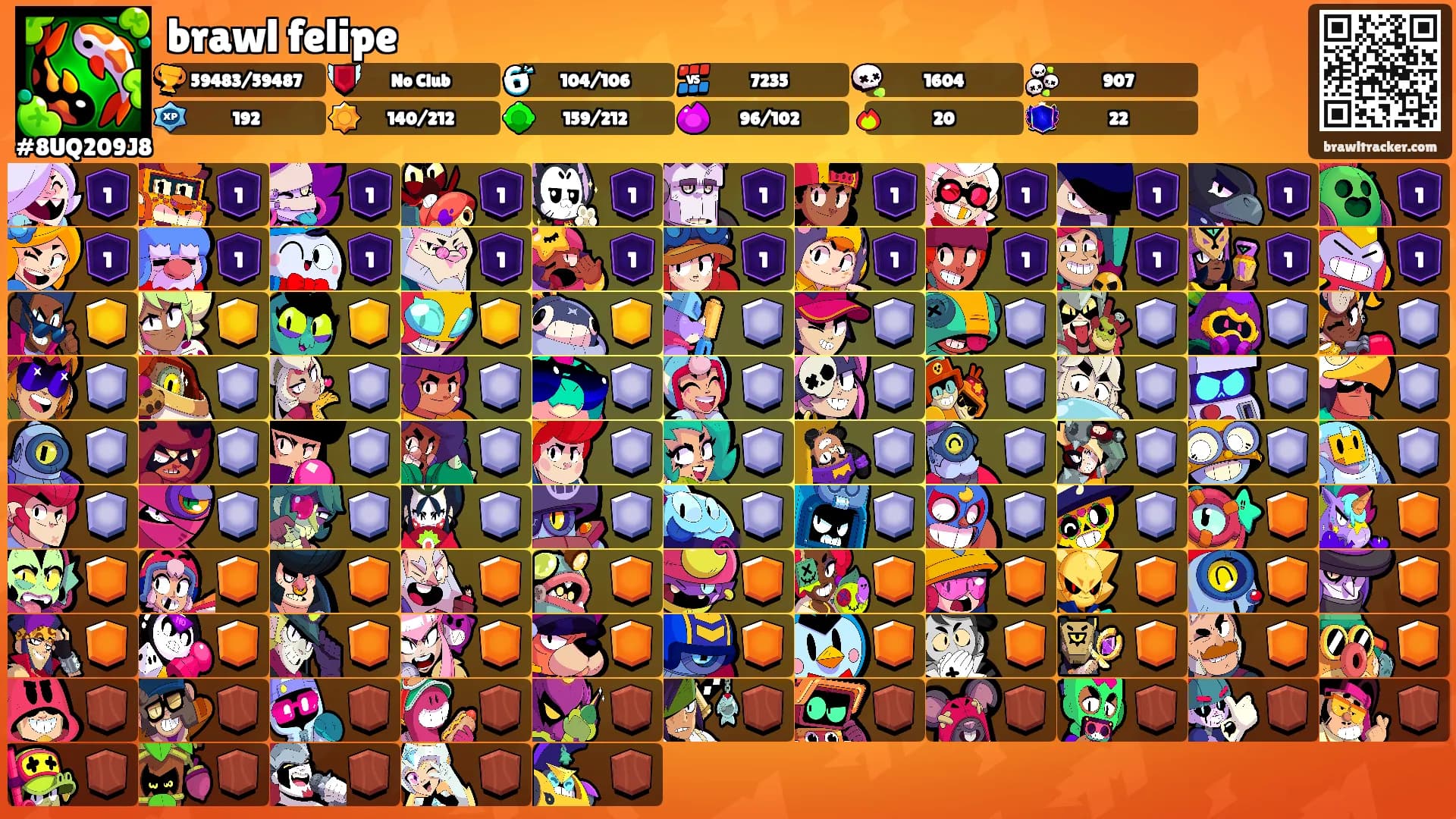 brawl felipe's Ranks