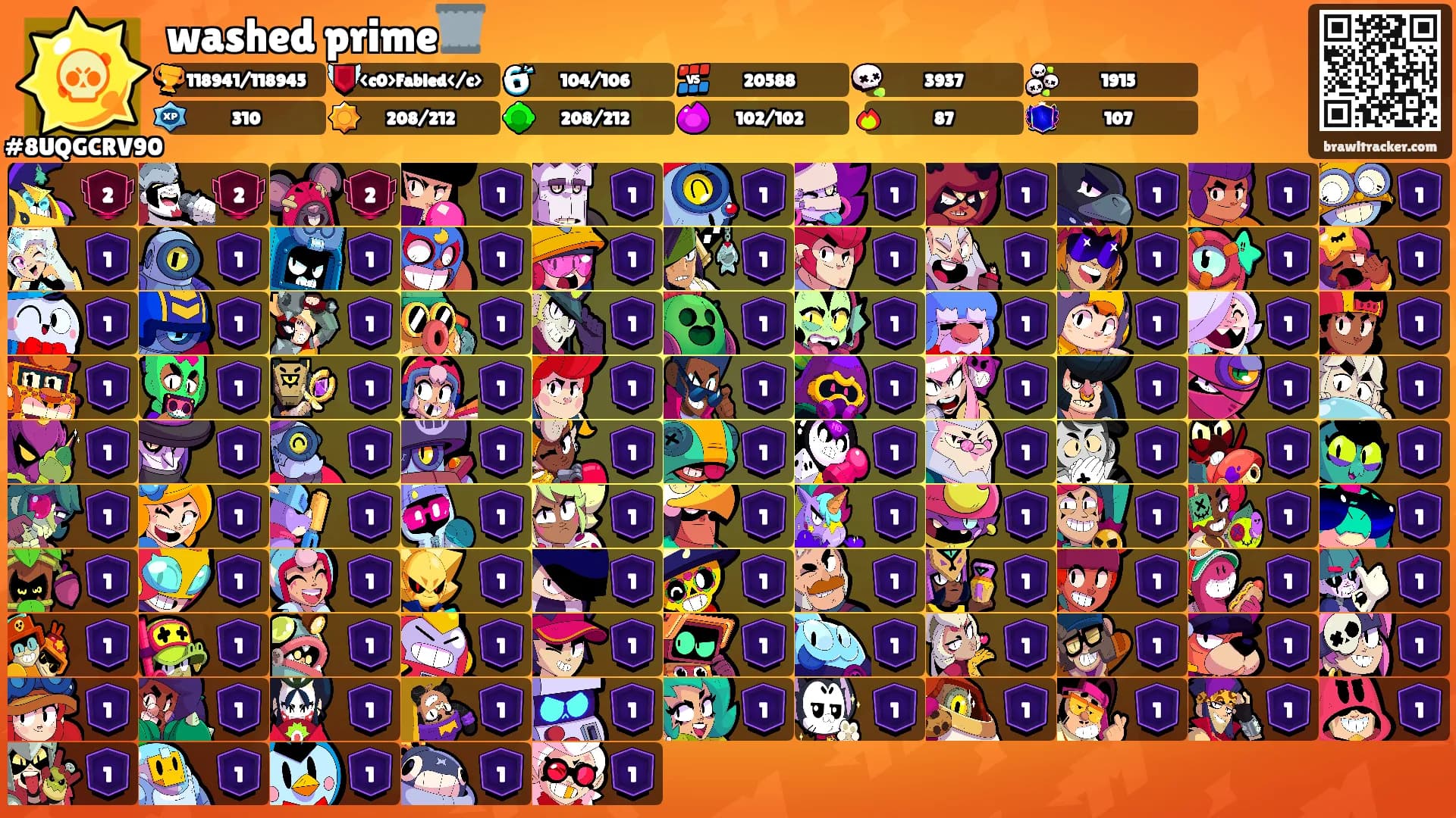 washed prime🗑️'s Ranks