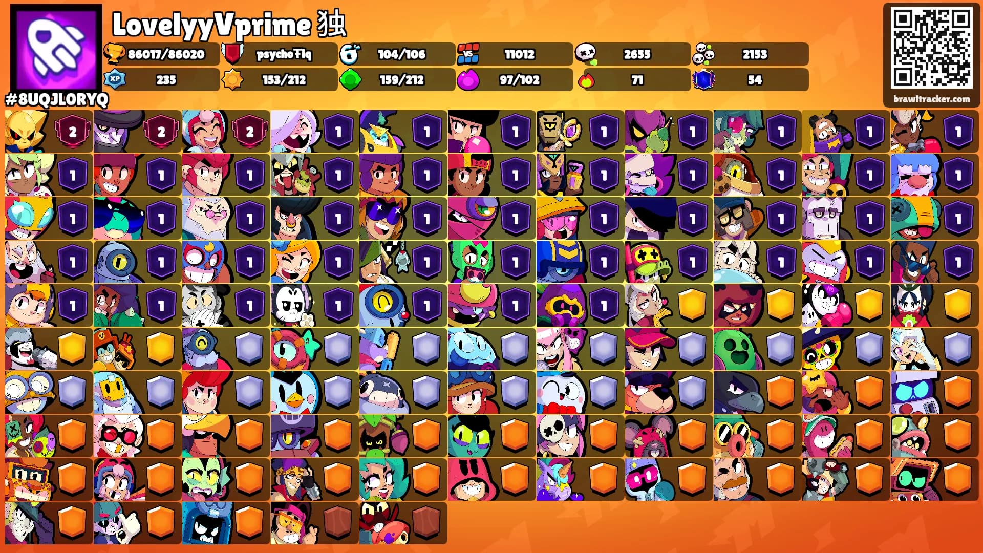 LovelyyVprime 独's Ranks