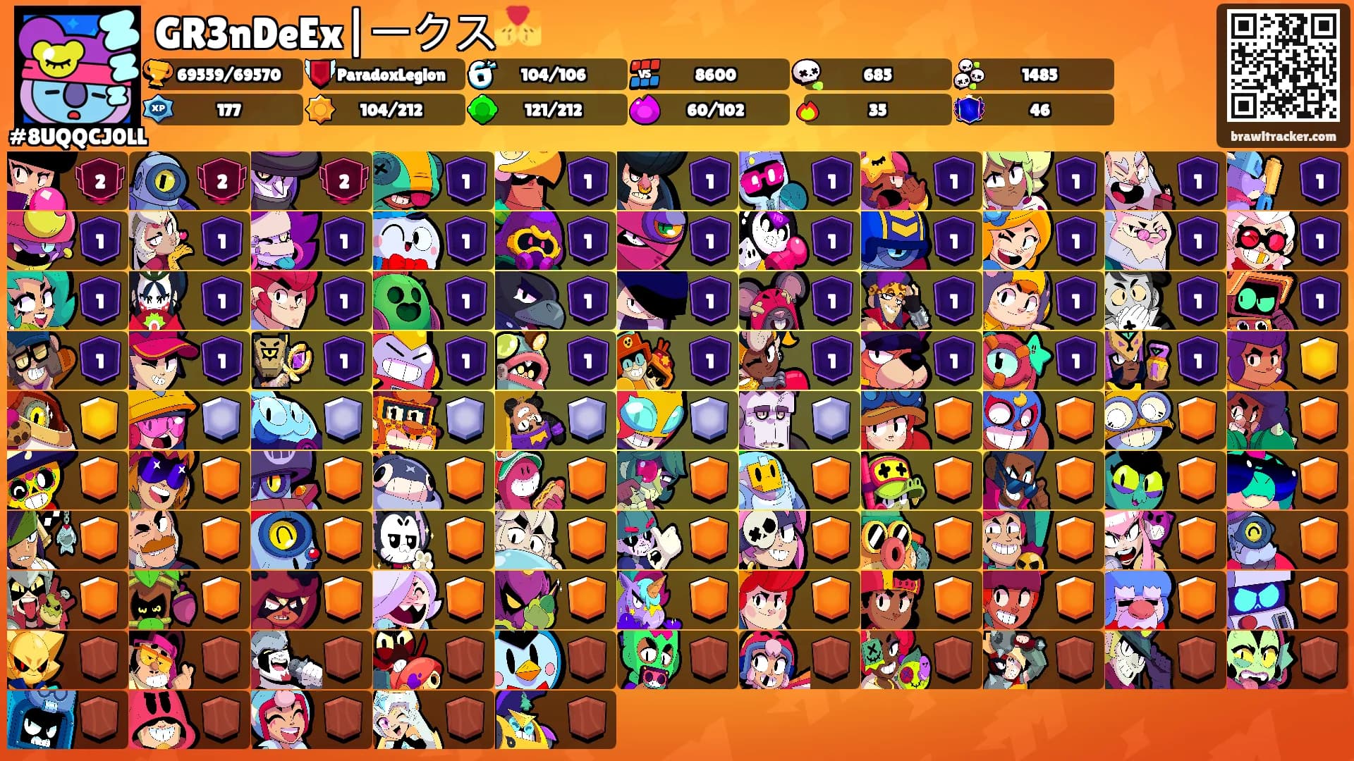 GR3nDeEx|ークス💏's Ranks