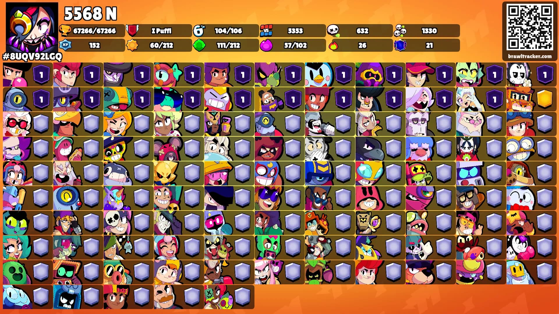 5568 N's Ranks