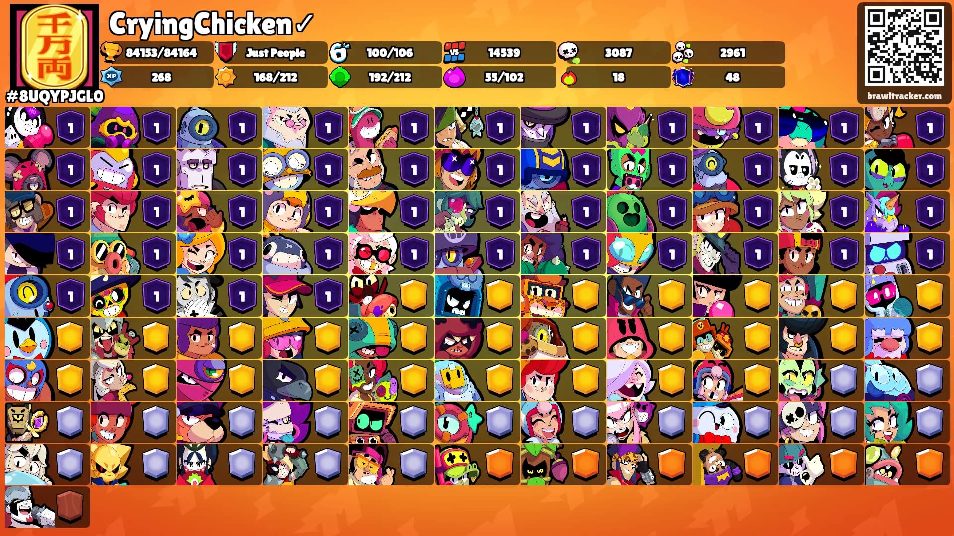 CryingChicken✓'s Ranks