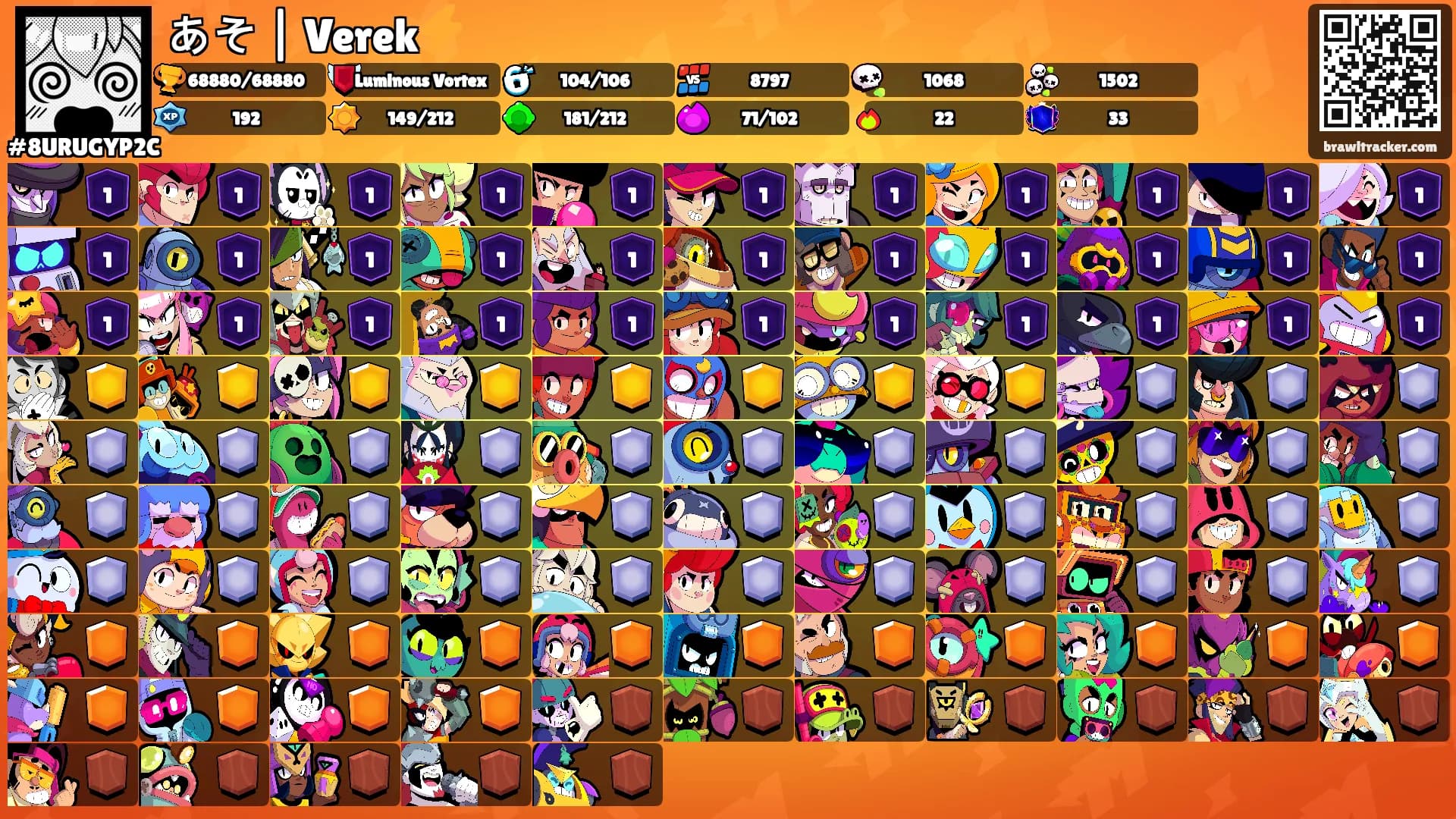 あそ | Verek⚡️'s Ranks