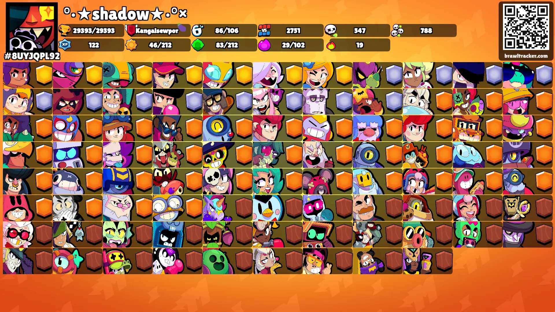 °•★shadow★•°×'s Ranks