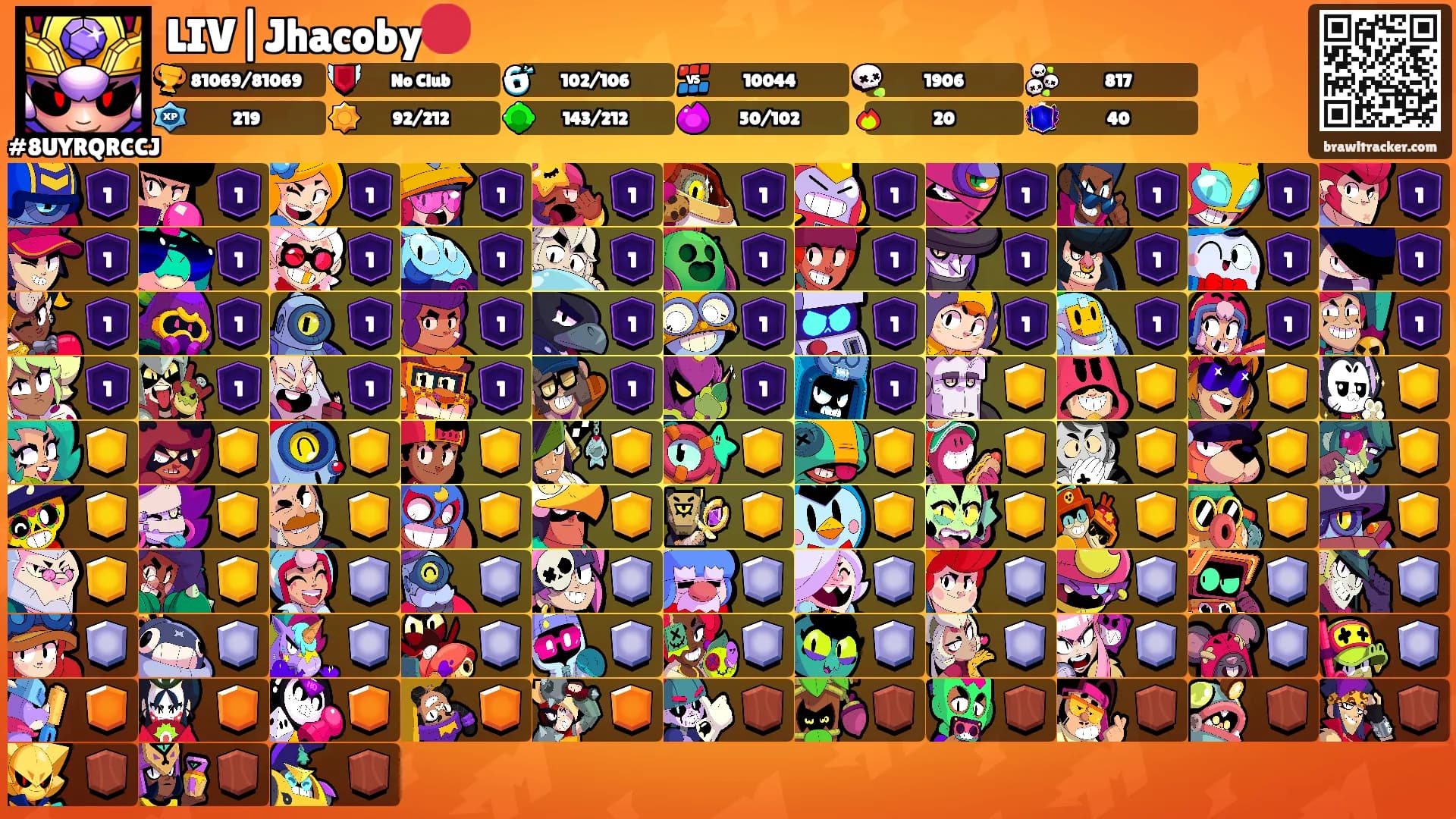LIV|Jhacoby🔴's Ranks