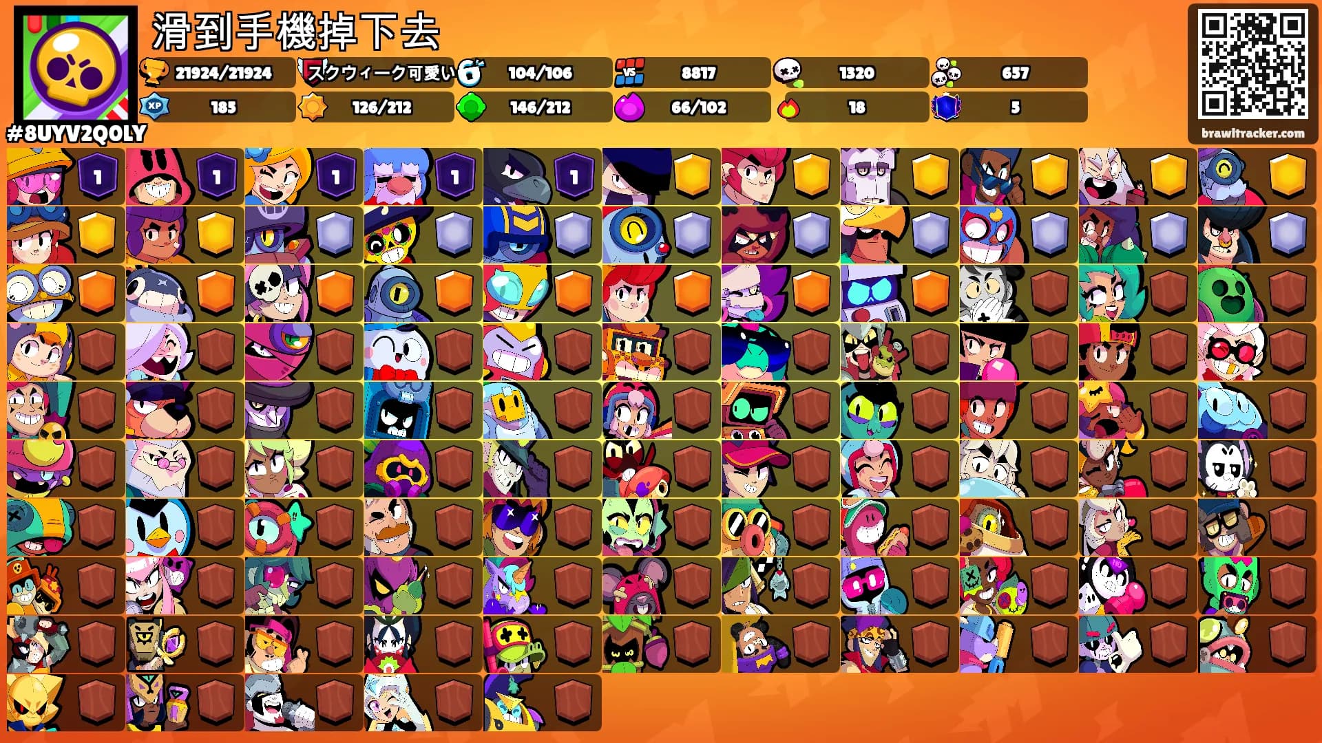 滑到手機掉下去's Ranks