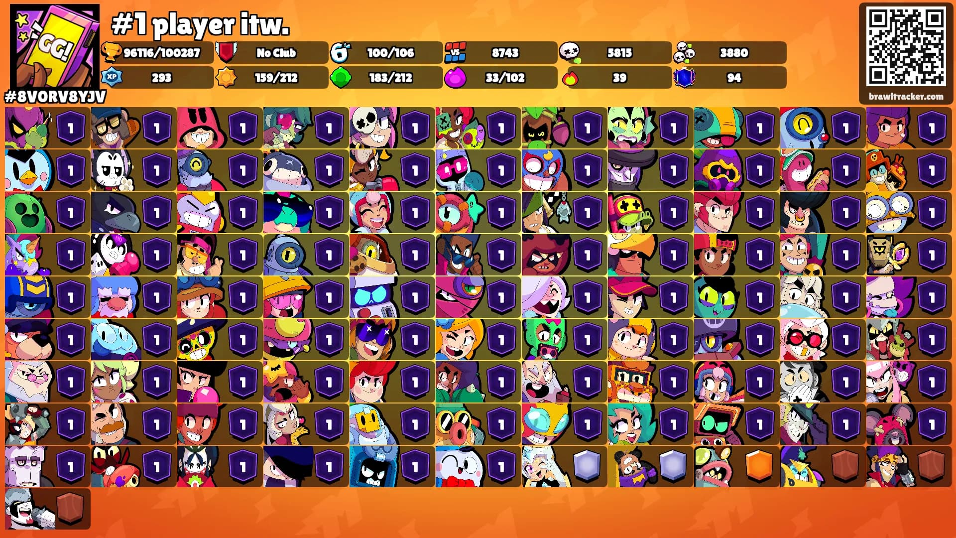 #1 player itw.'s Ranks