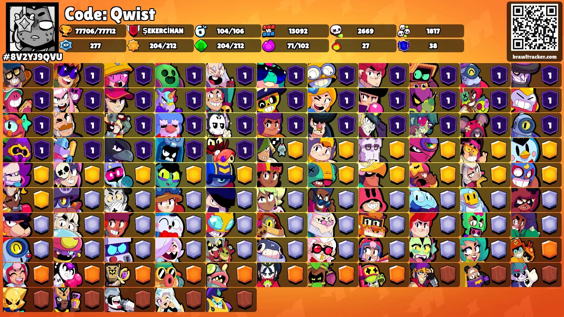 Code: Qwist's Ranks