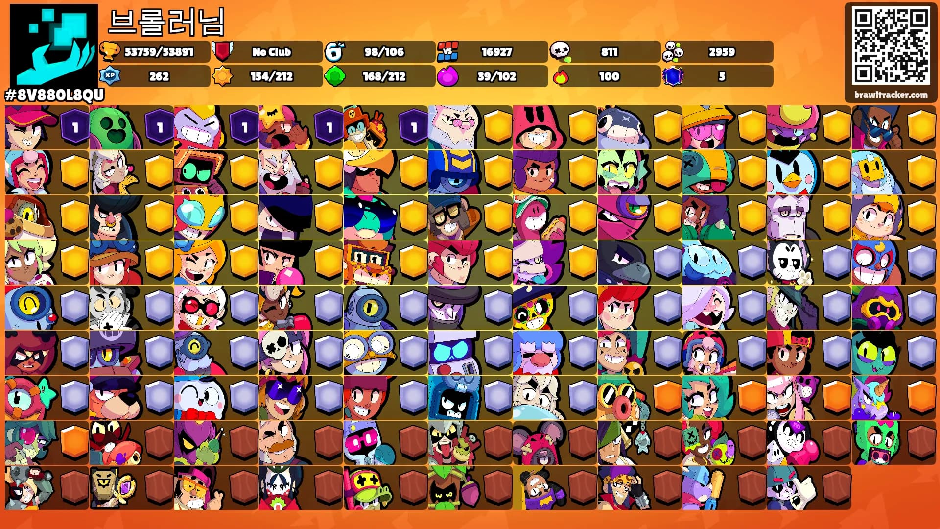 브롤러님's Ranks