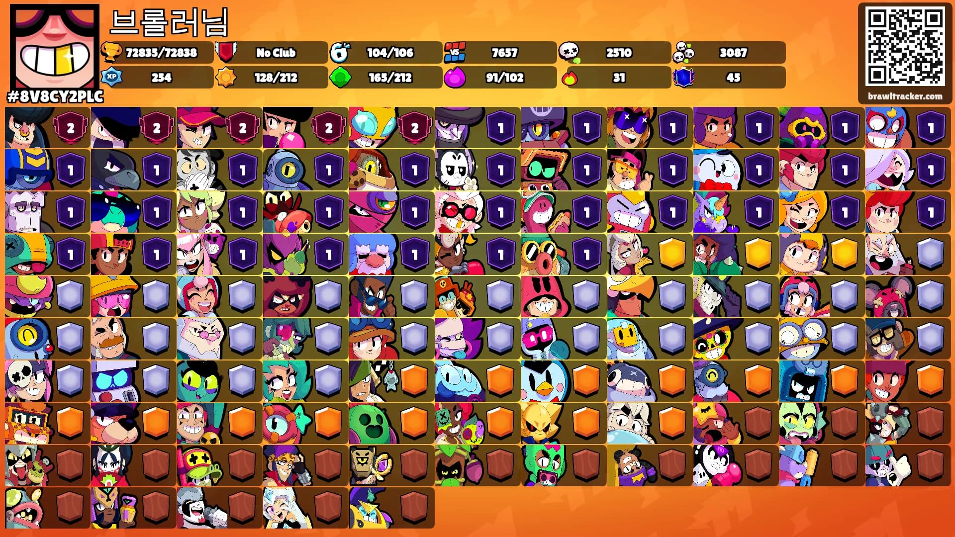 브롤러님's Ranks
