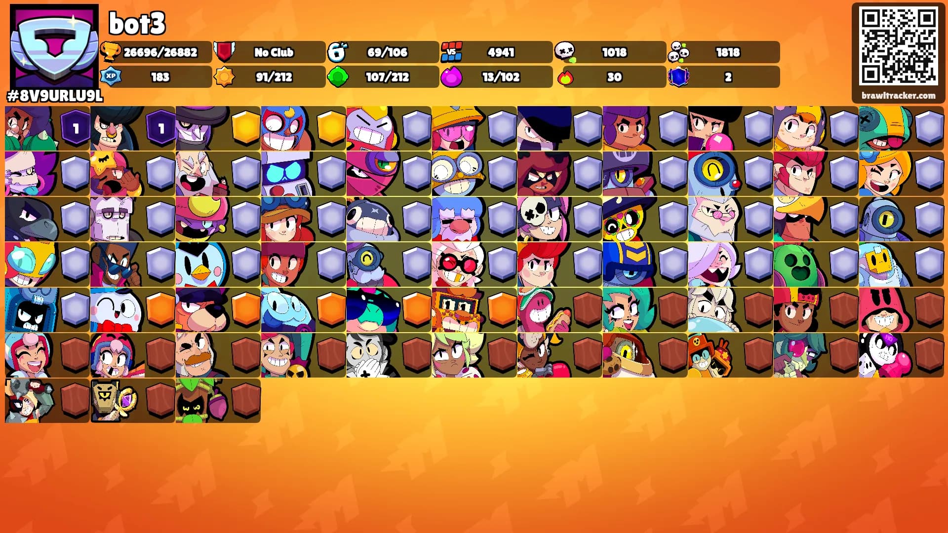 bot3's Ranks